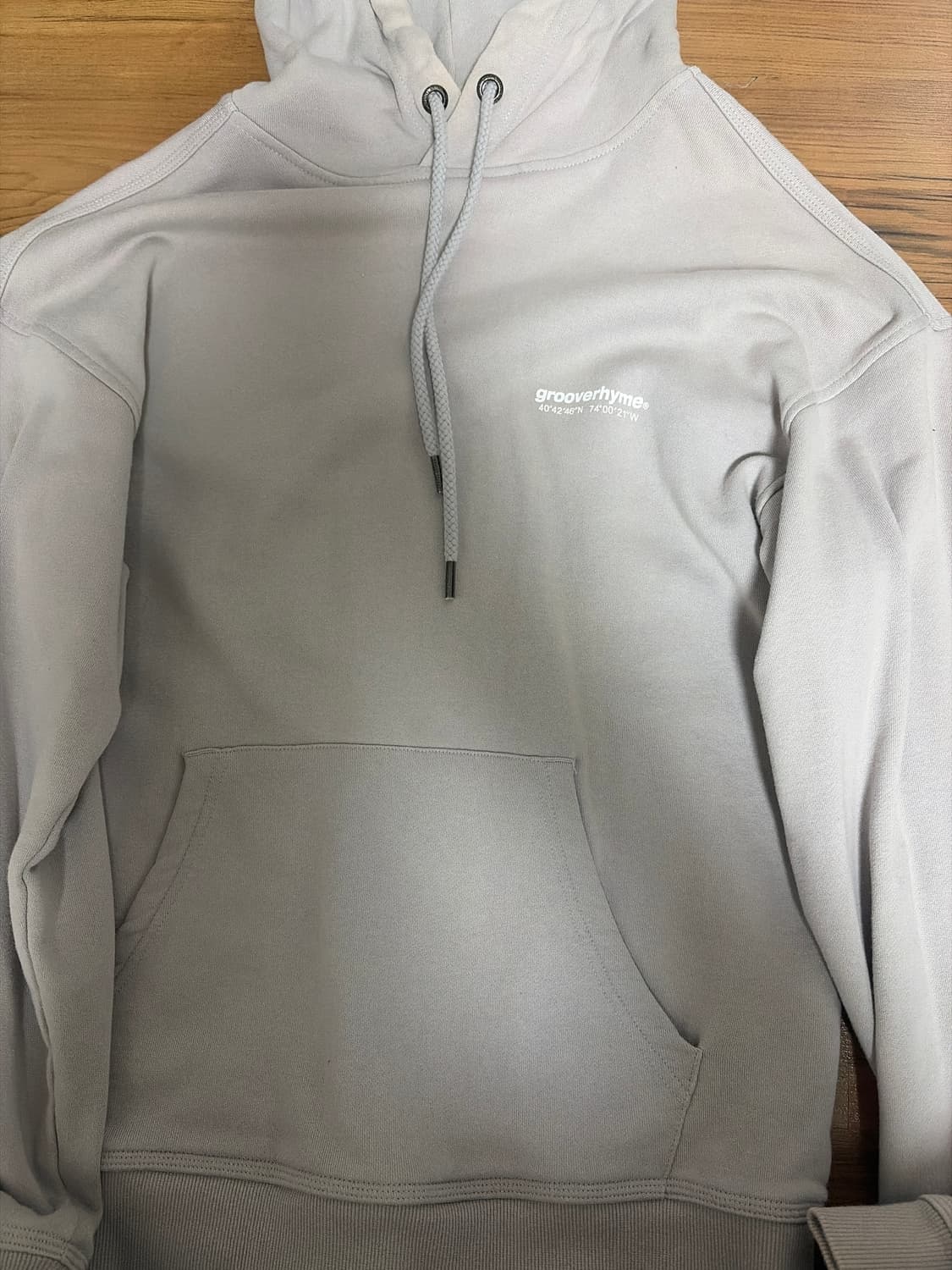 그루브라임 후드티 그레이 상품이미지1