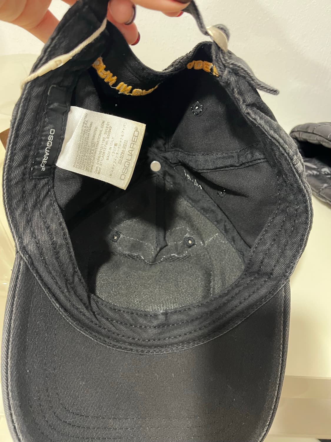 디스퀘어드2 블랙 패치 캡 모자 상품이미지4