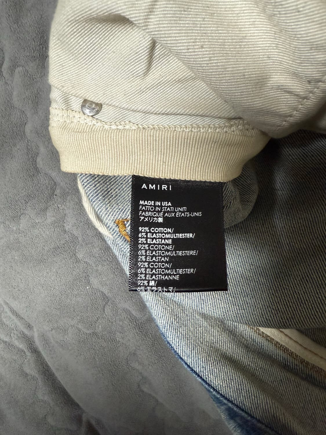 아미리 MX1 Skinny Blue Bandana 진 상품이미지9