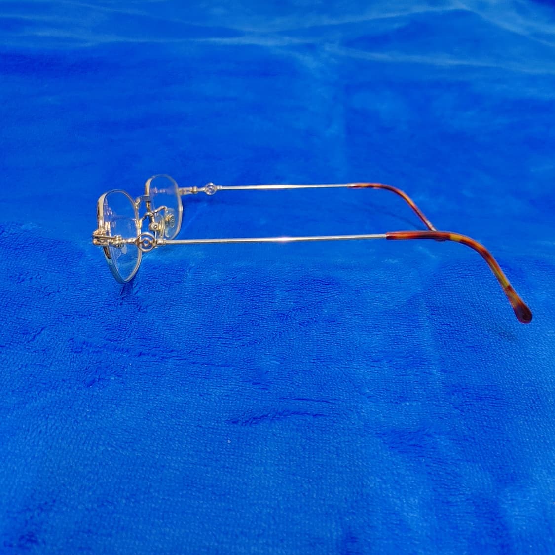 유니크 금장 빈티지 안경테 상품이미지3