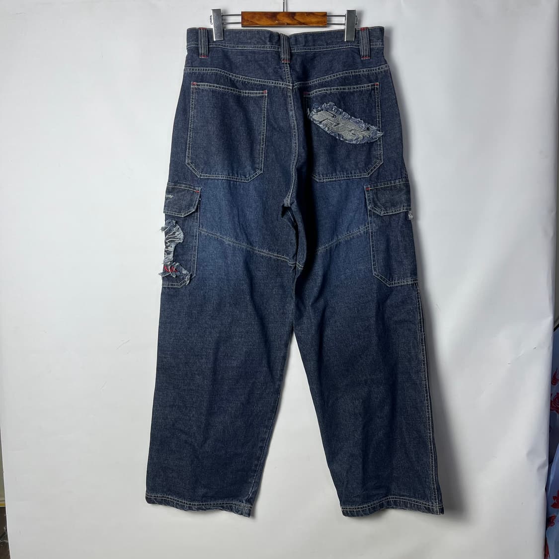 [PJ'S Surf] 올드스쿨 워싱 카고 데님팬츠 상품이미지2