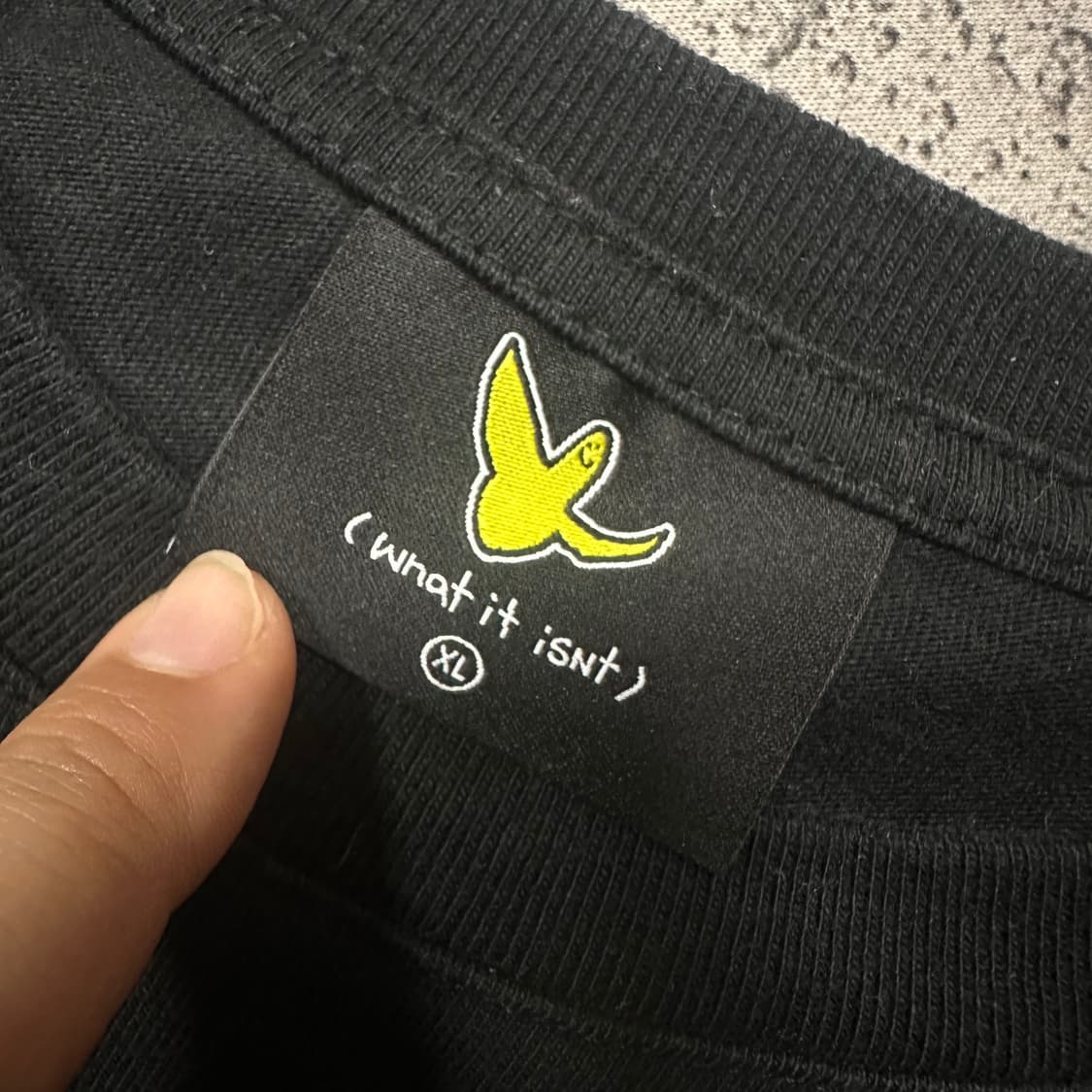 ✨ (만원 빈티지) 와릿이즌 마곤 빅로고 블랙 반팔티  상품이미지3
