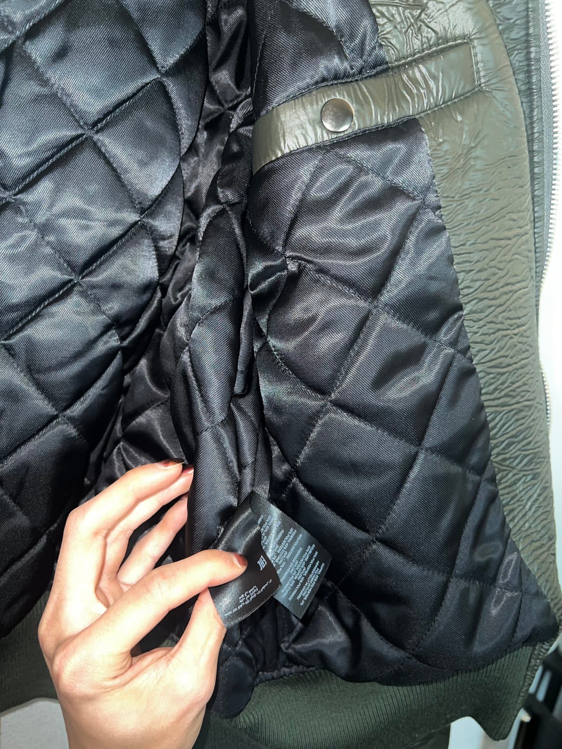 Dries Van Noten 크링클 봄버 L 상품이미지5