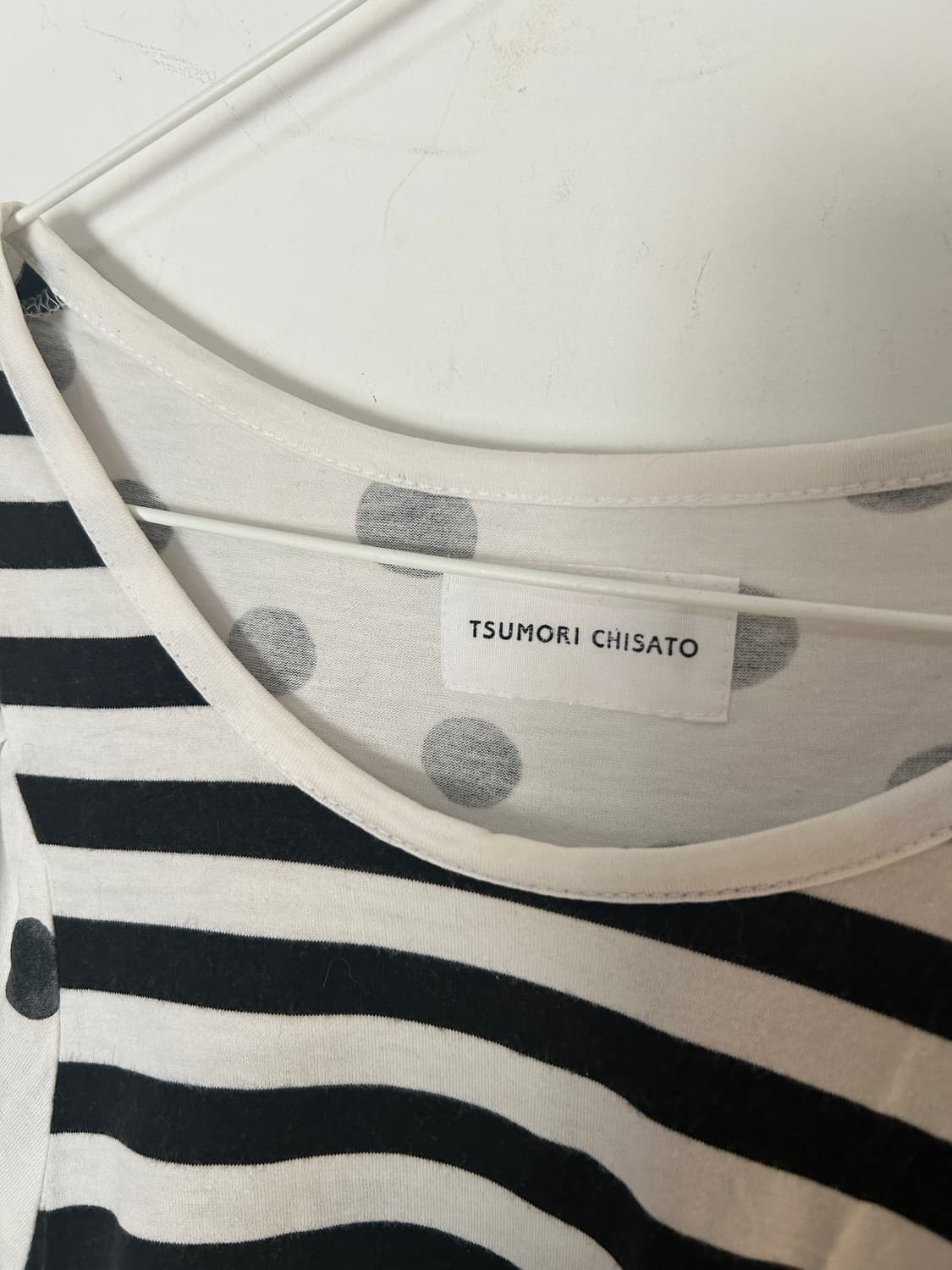 츠모리치사토 땡땡이 티셔츠  상품이미지3