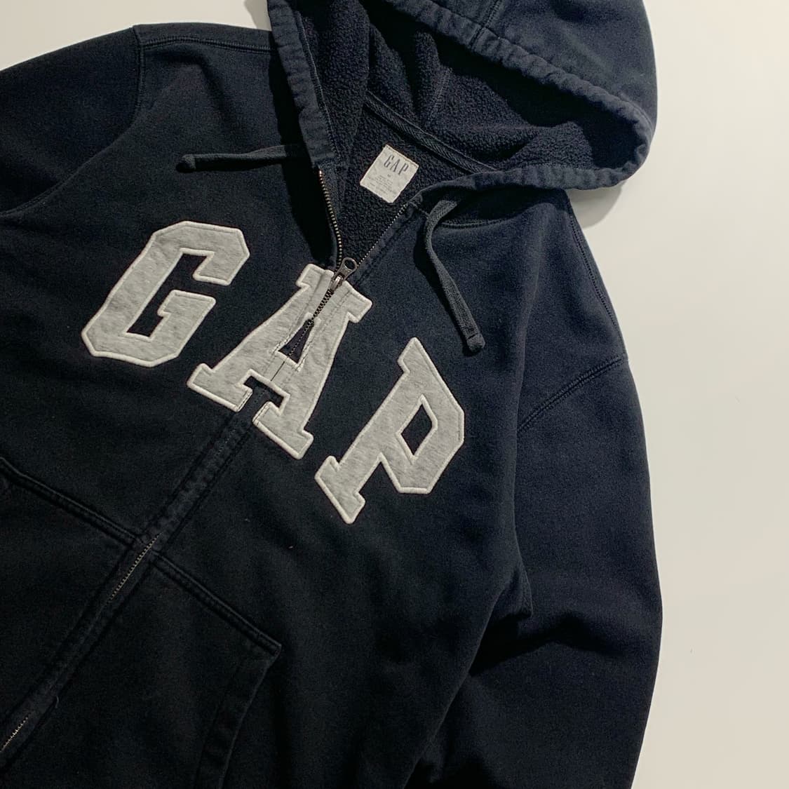 갭 빈티지 블랙 후드집업   상품이미지2