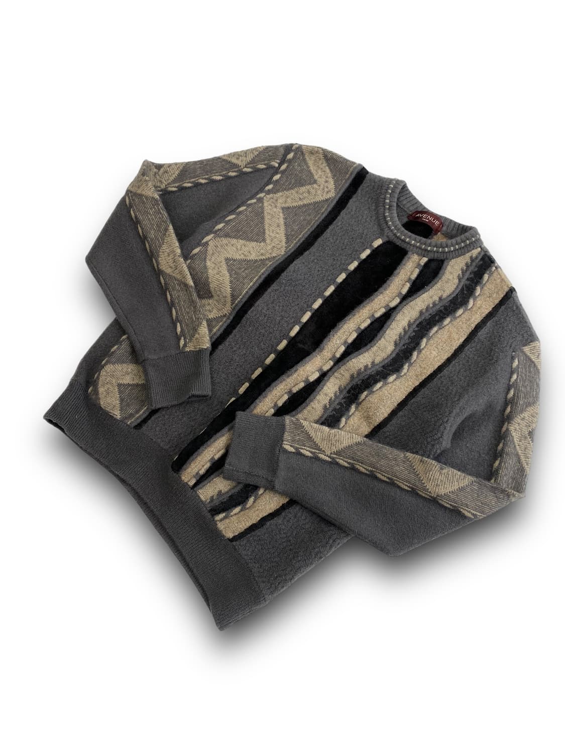 [L] AVENUE 빈티지 케이블 니트 상품이미지4