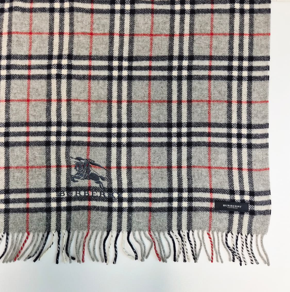 버버리 그레이 노바체크 머플러 목도리 블랭킷 상품이미지8