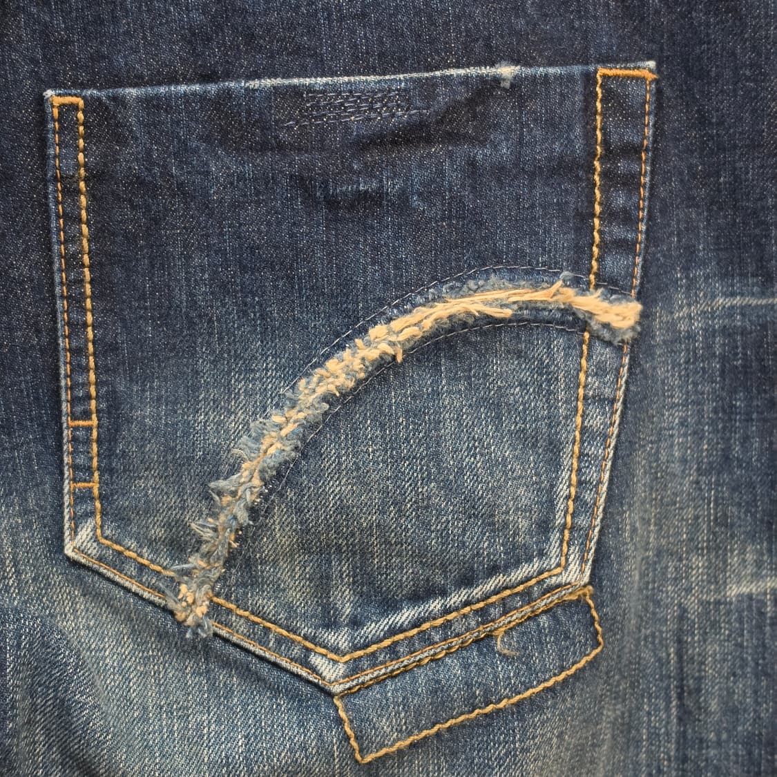 JAPAN 빈티지 KUNNA 빈티지 워싱가공 데님팬츠- 32 상품이미지3