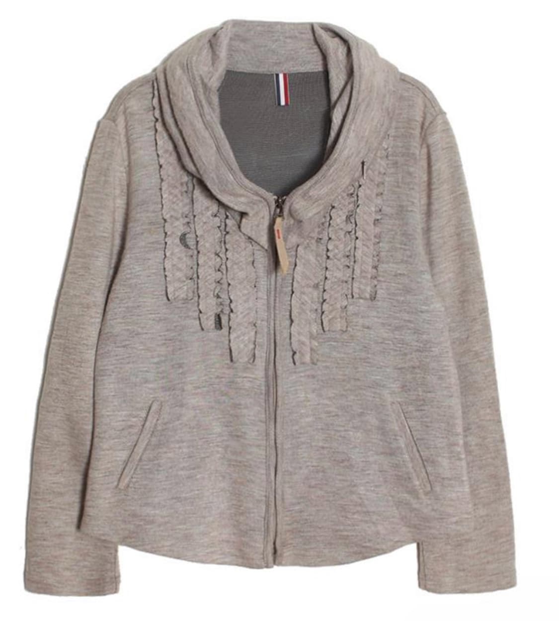 Vintage frill sweat zip up 상품이미지1