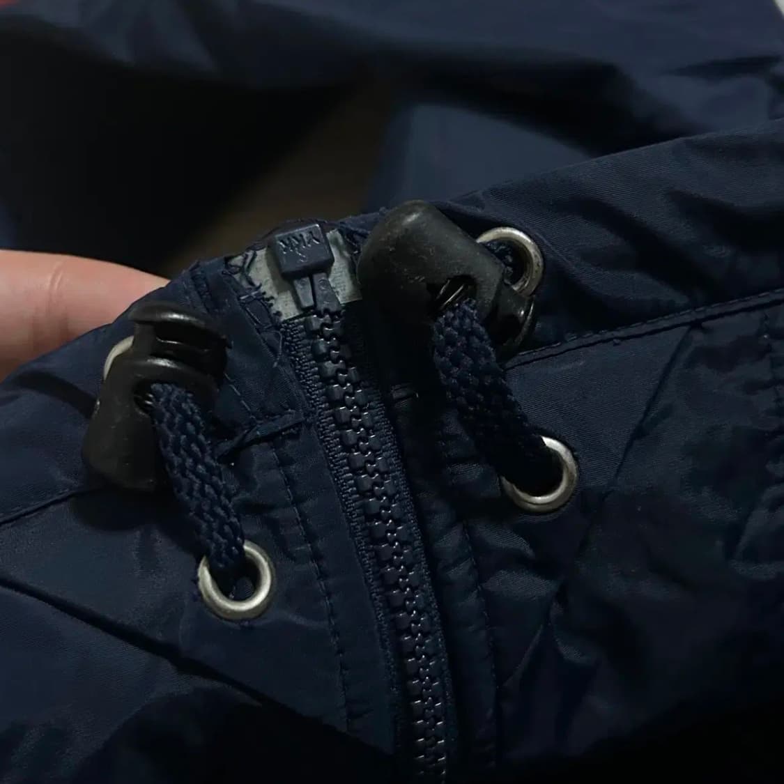 나이키 버건디 네이비 올드스쿨 빅스우시 바람막이(XL) 상품이미지9
