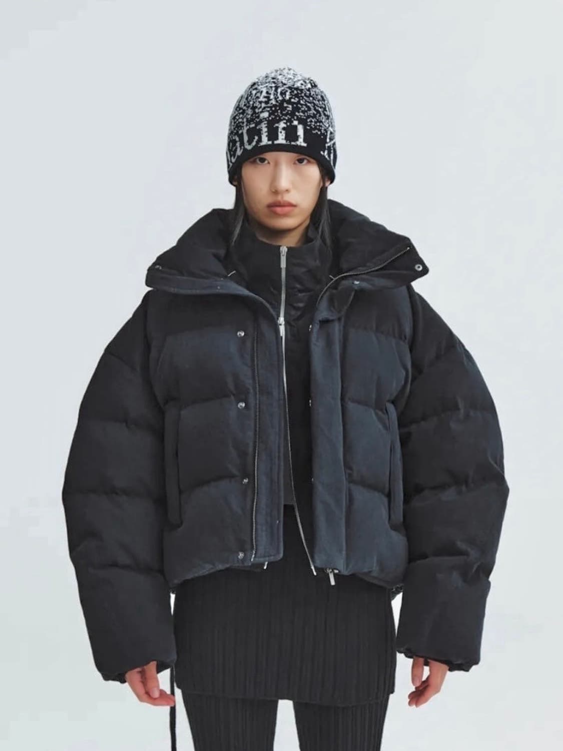 마뗑킴 코튼 워시드 푸퍼 패딩 상품이미지1