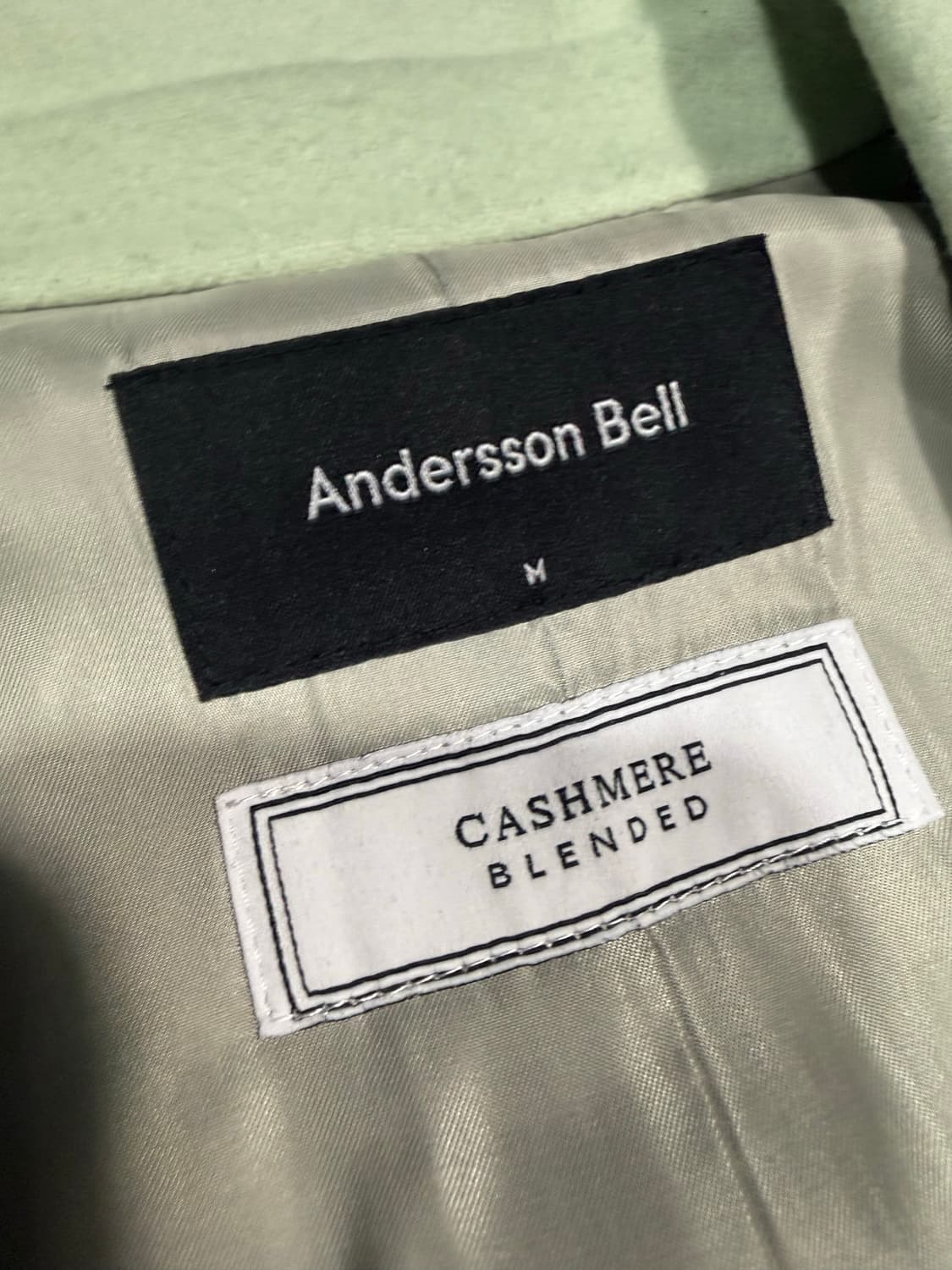 Andersson bell 앤더슨벨 캐시미어 블랜드 싱글코트 상품이미지3