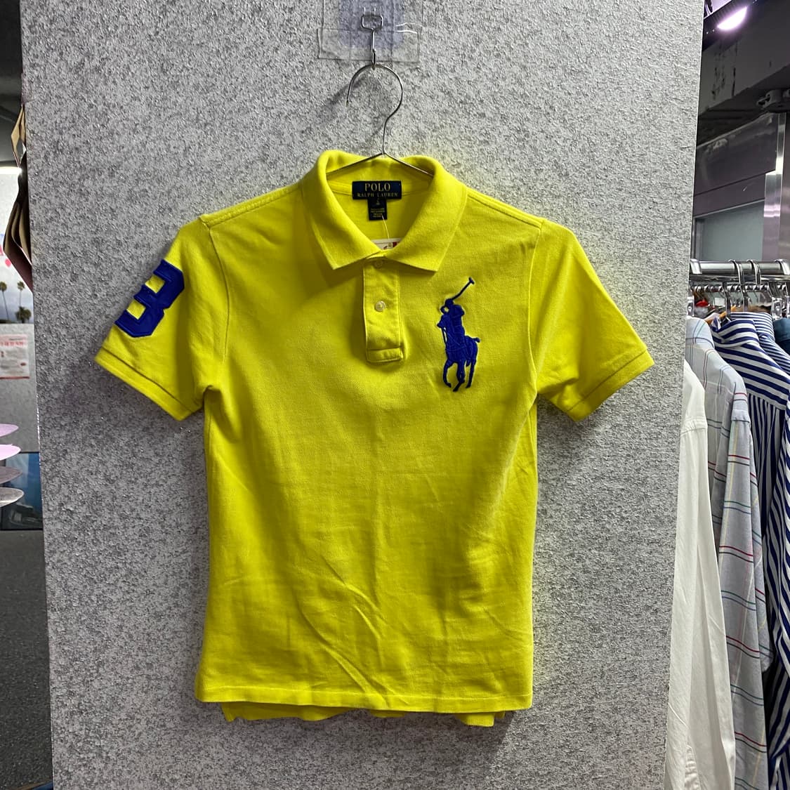 폴로랄프로렌 빅포니 옐로우 넘버3 카라넥티 B4611 상품이미지2
