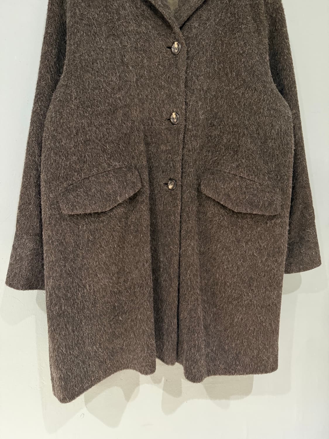 Mohair blend hood coat 상품이미지8