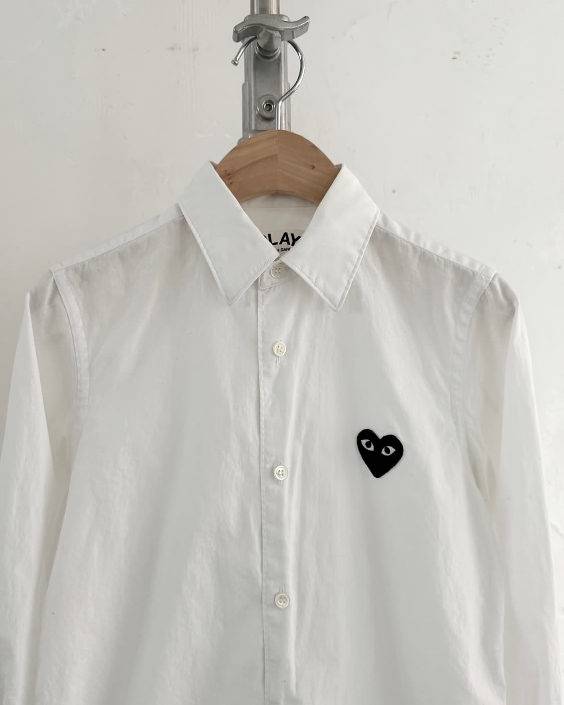COMMEdesGARCONS 꼼데가르송 블랙와펜 화이트 셔츠 상품이미지4