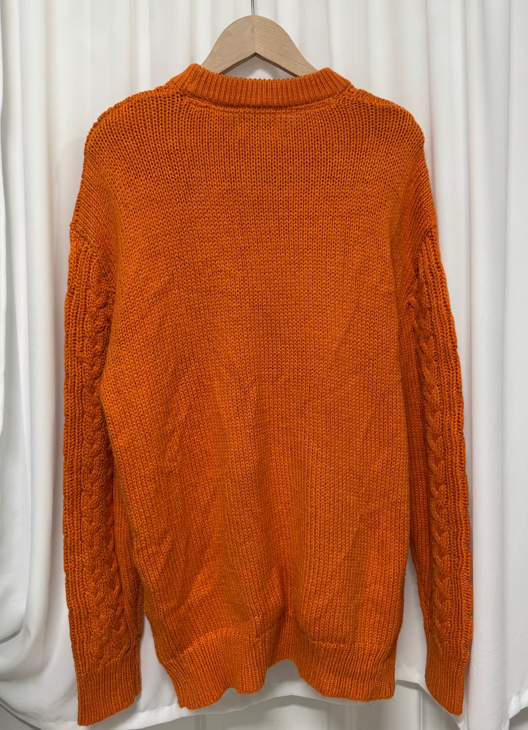 H&M 오렌지 니트스웨터 상품이미지5