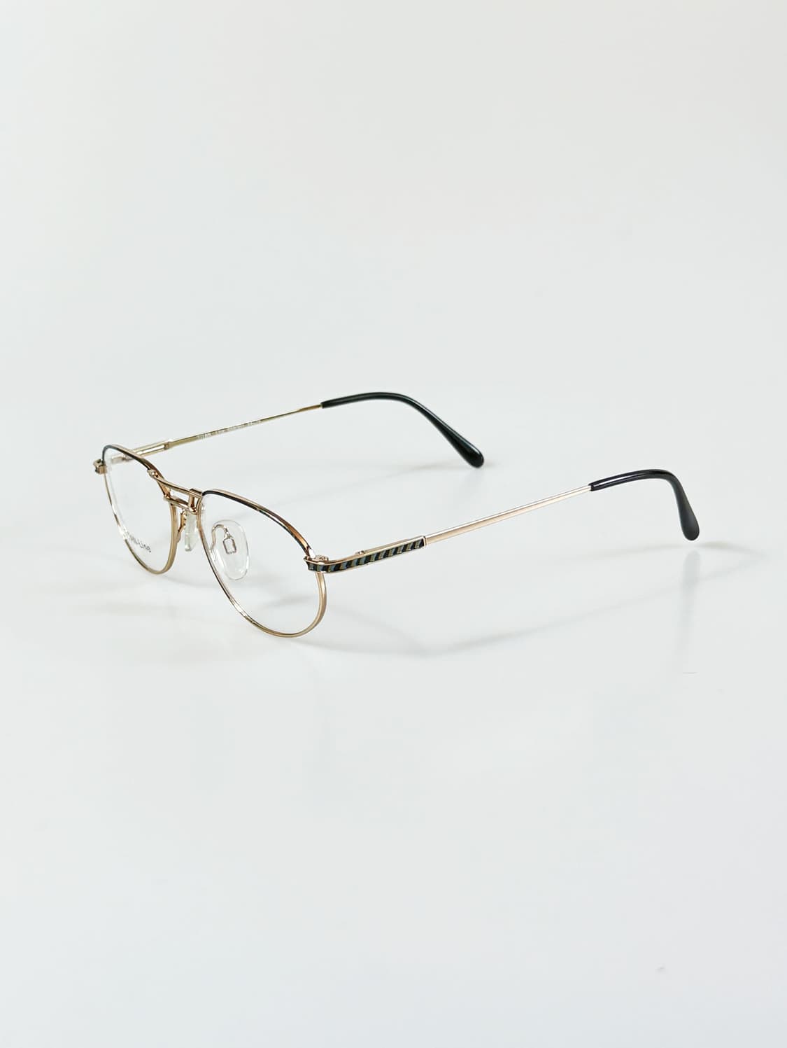 90s 독일제 TITAN LINE 티타늄 골드 오벌 메탈 빈티지 안경 상품이미지3