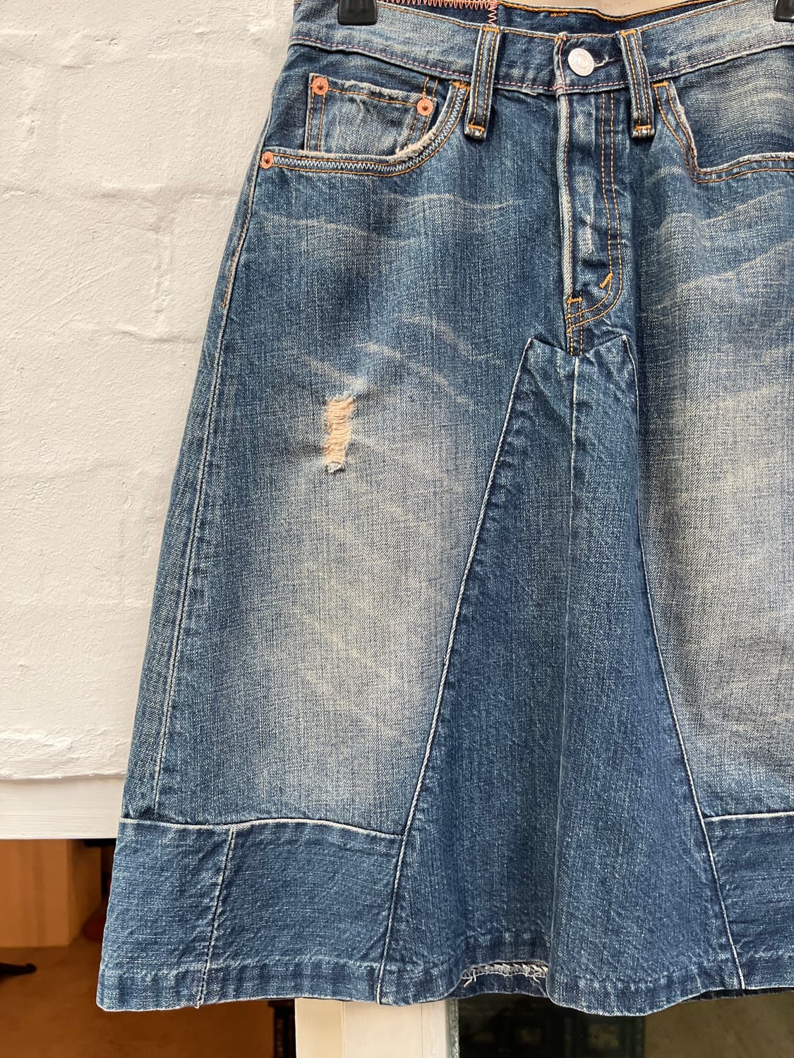 Levis 4S501 데님 스커트 S 상품이미지3