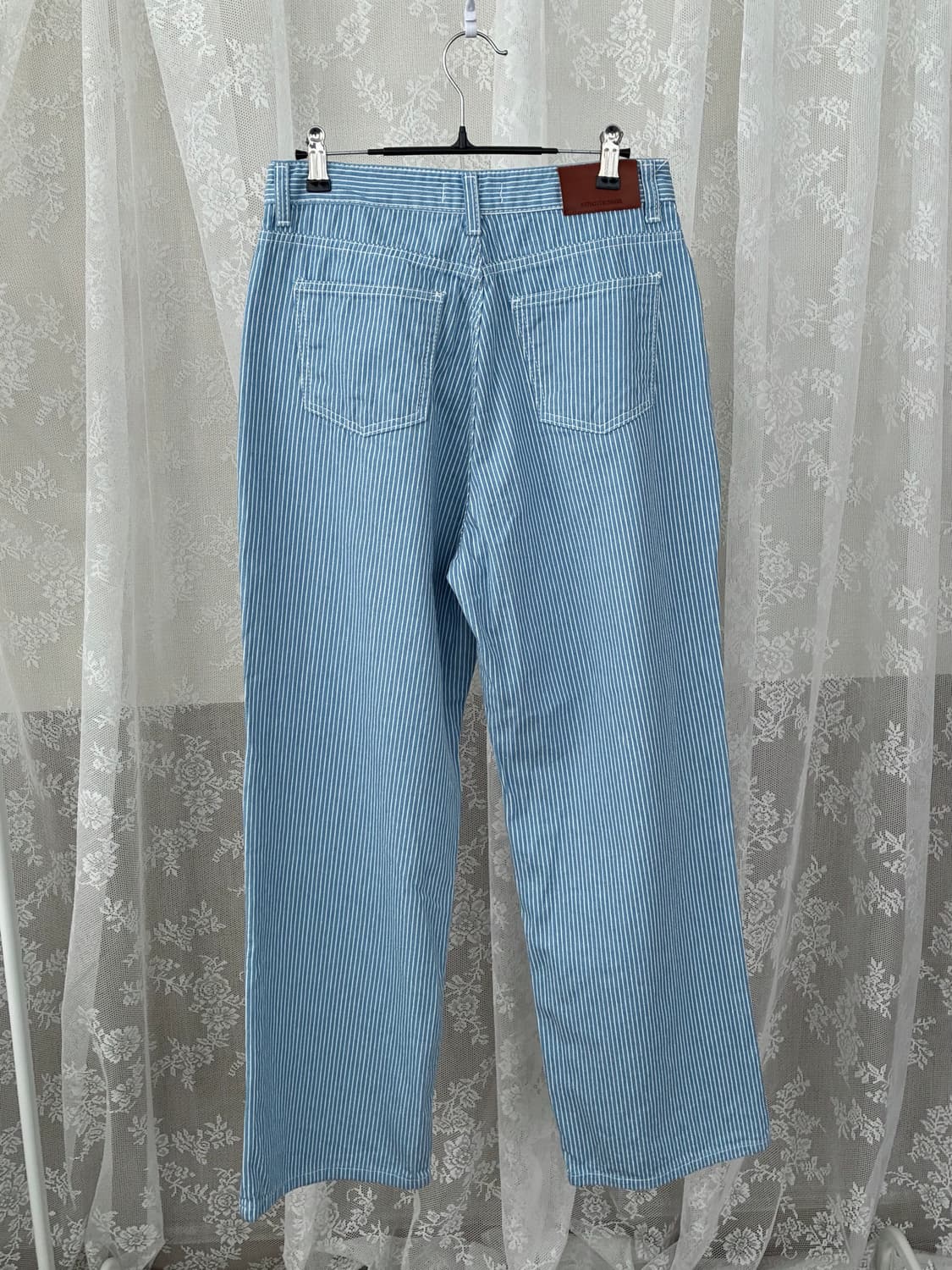 M) 위드아웃썸머 bean pants 빈 팬츠 블루 상품이미지2