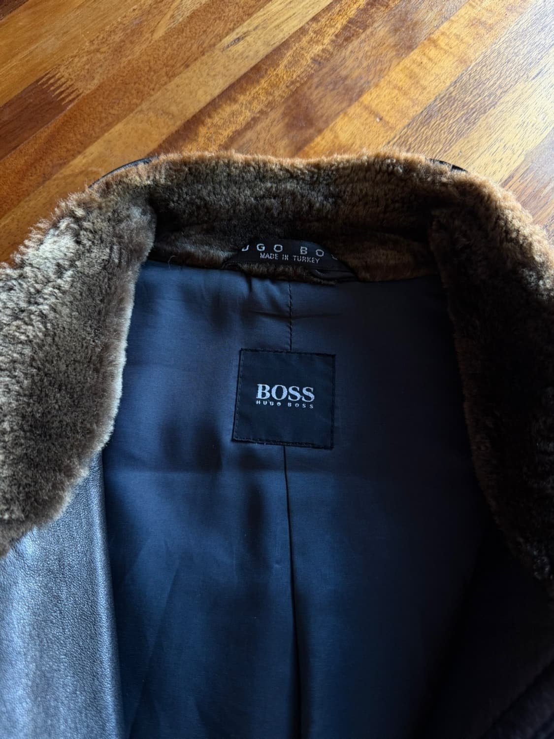 휴고보스 램스킨 싱글라이더 자켓 남성100 상품이미지7