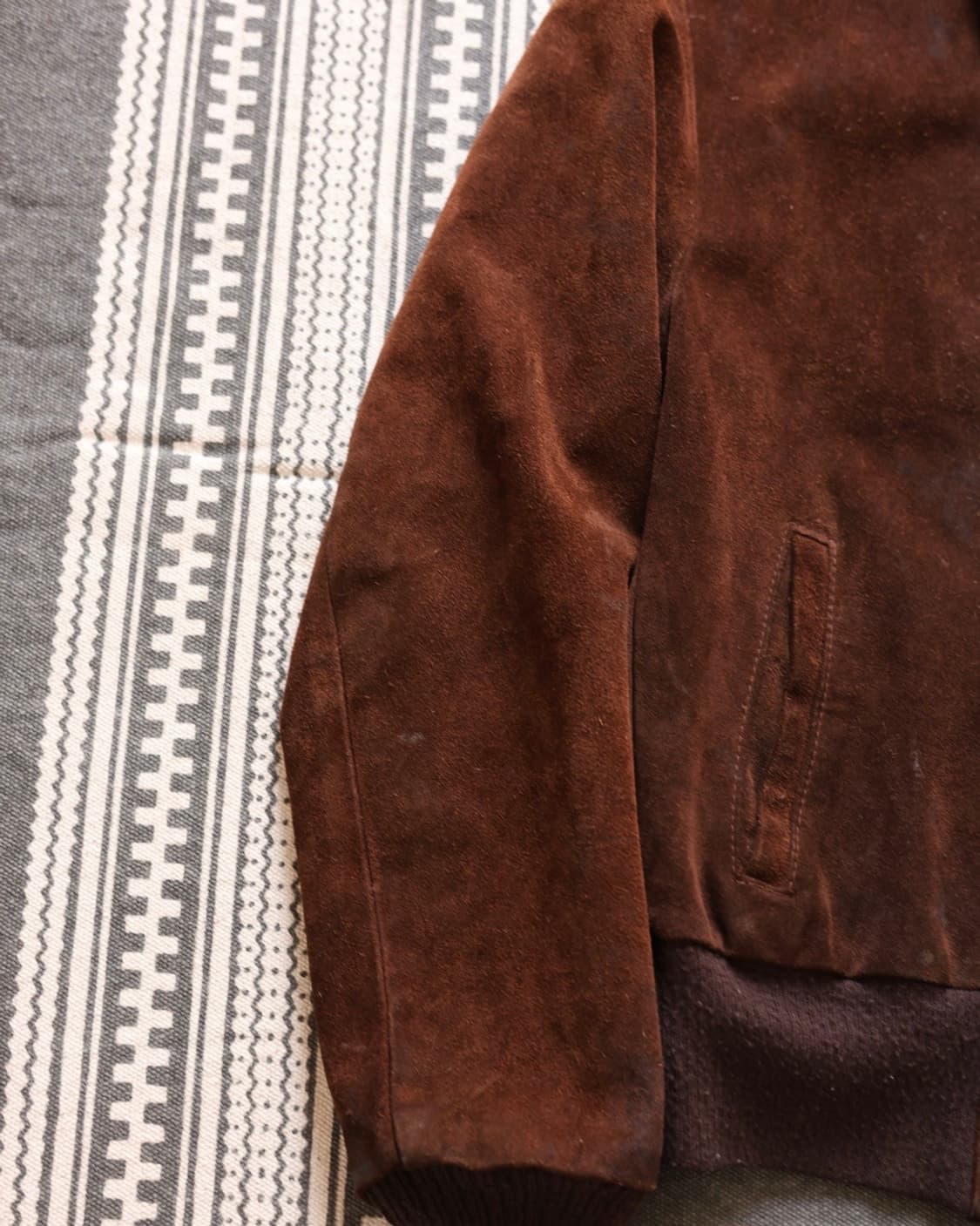 시어스 sears the leather shop 70s 스웨이드봄버자켓 상품이미지7