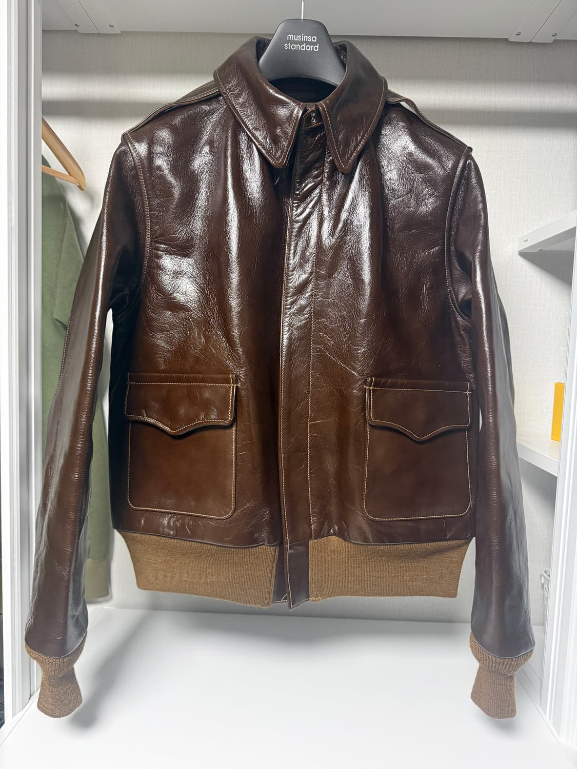 [42] 버즈릭슨 A2 가죽자켓 러프웨어 상품이미지1