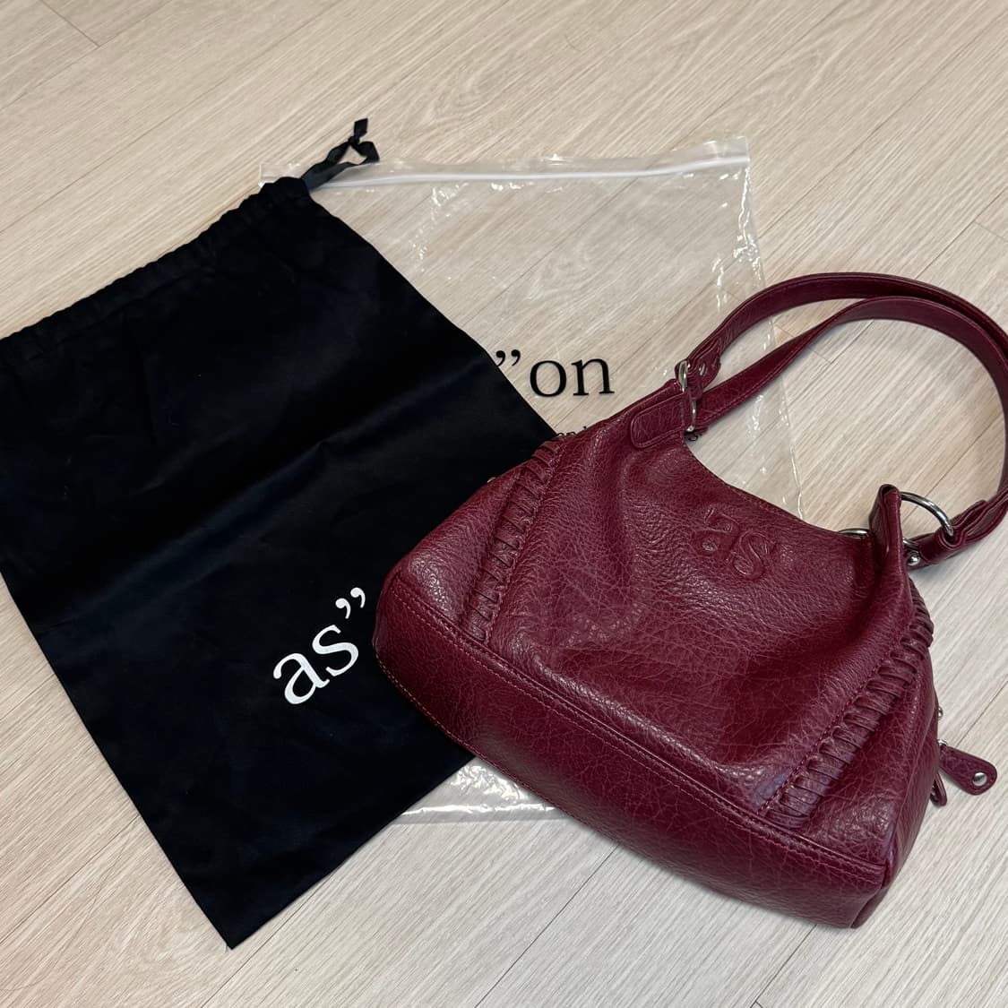 애즈온 bonita mini bag red 상품이미지3
