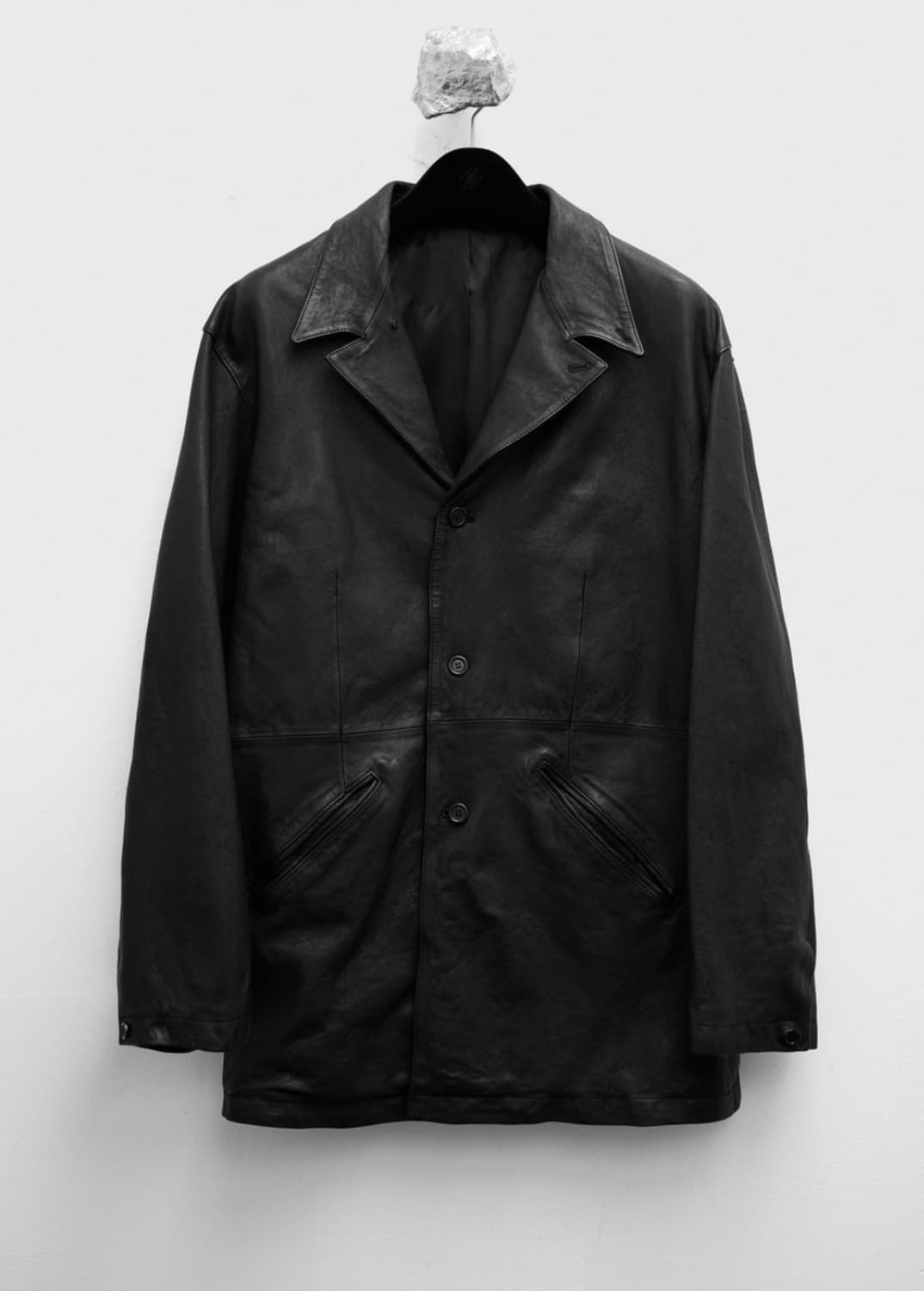 (M) Youth - Washed Leather Jacket 상품이미지1