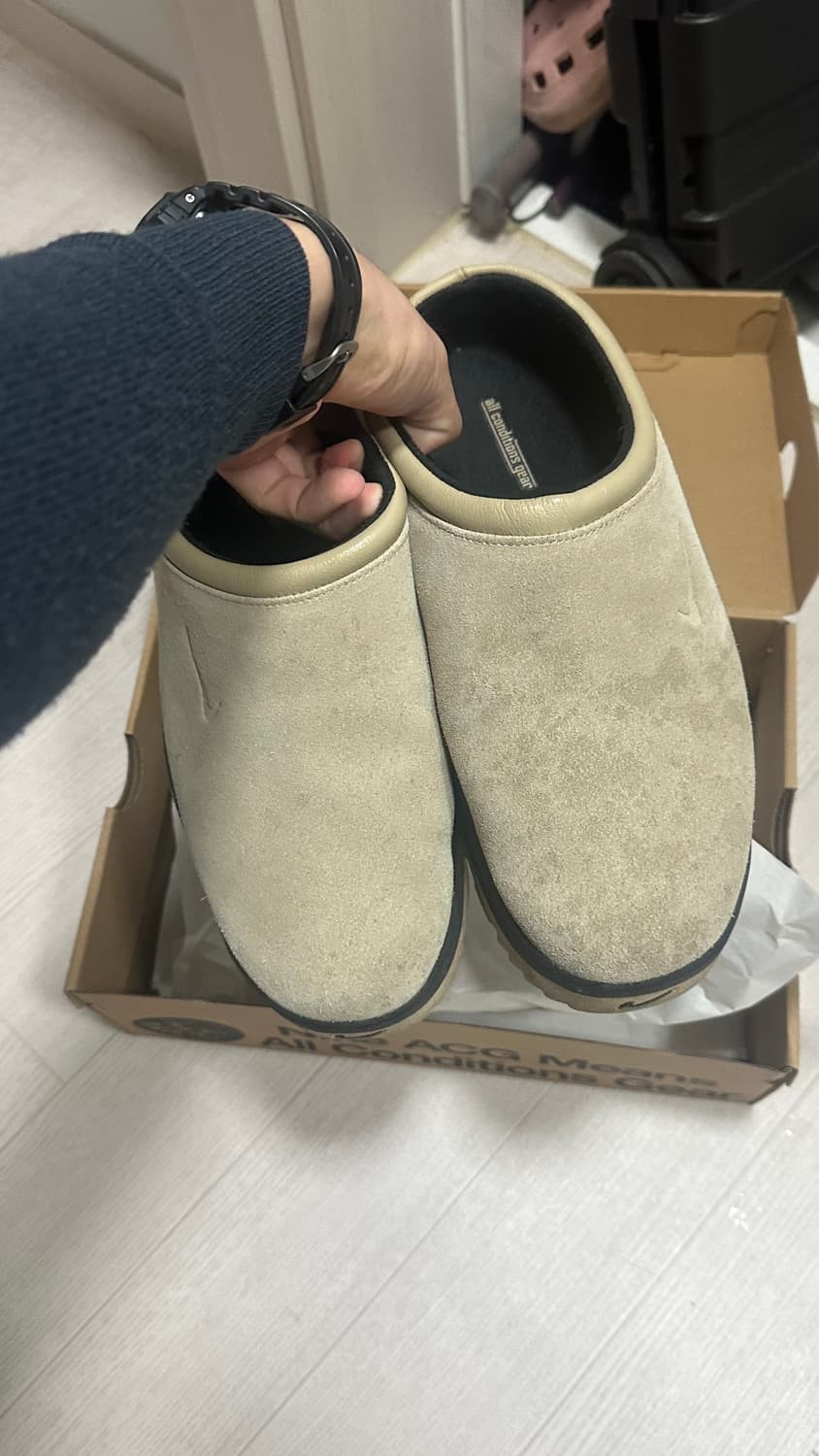 나이키 acg 루퍼스 라임스톤 앤 블랙 급처 상품이미지5