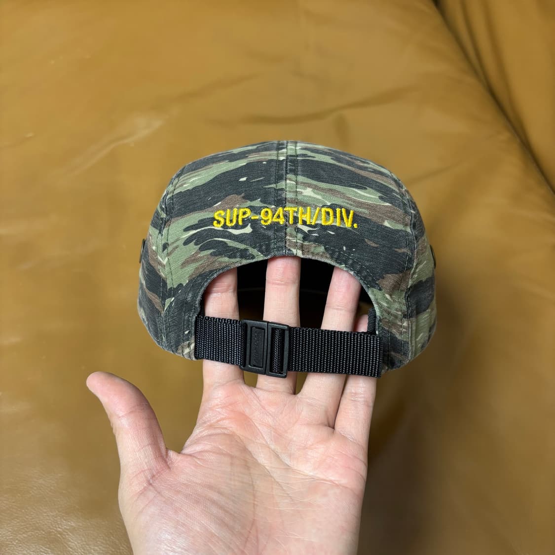 Supreme 슈프림 24ss 밀리터리 워시드 타이거 카모 캠프캡 모자 상품이미지8