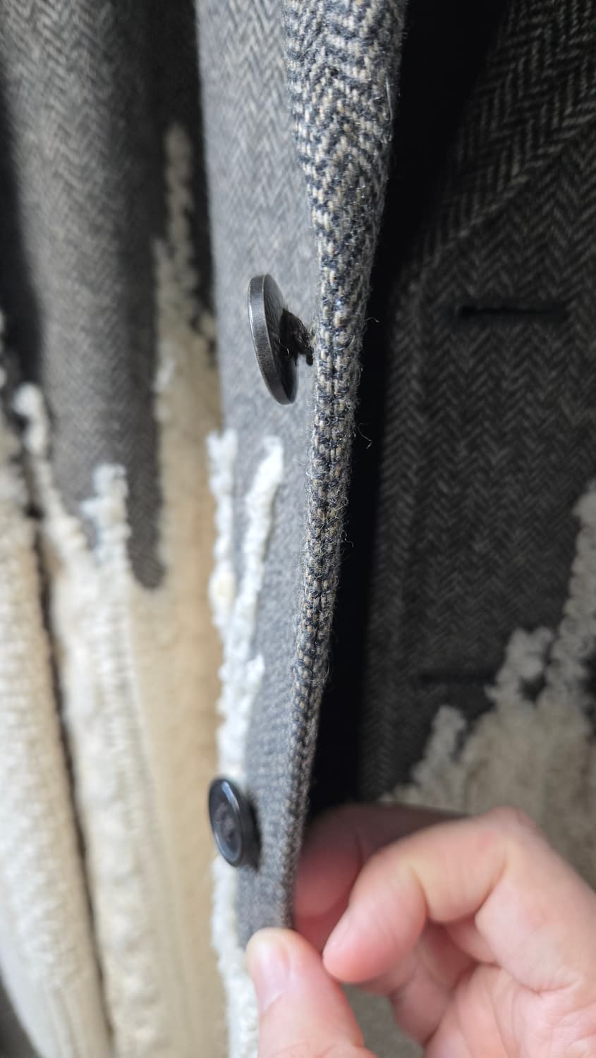 마르지엘라 투톤 헤링본 니트 믹스 자켓 42사이즈(105~110사이즈) 상품이미지7