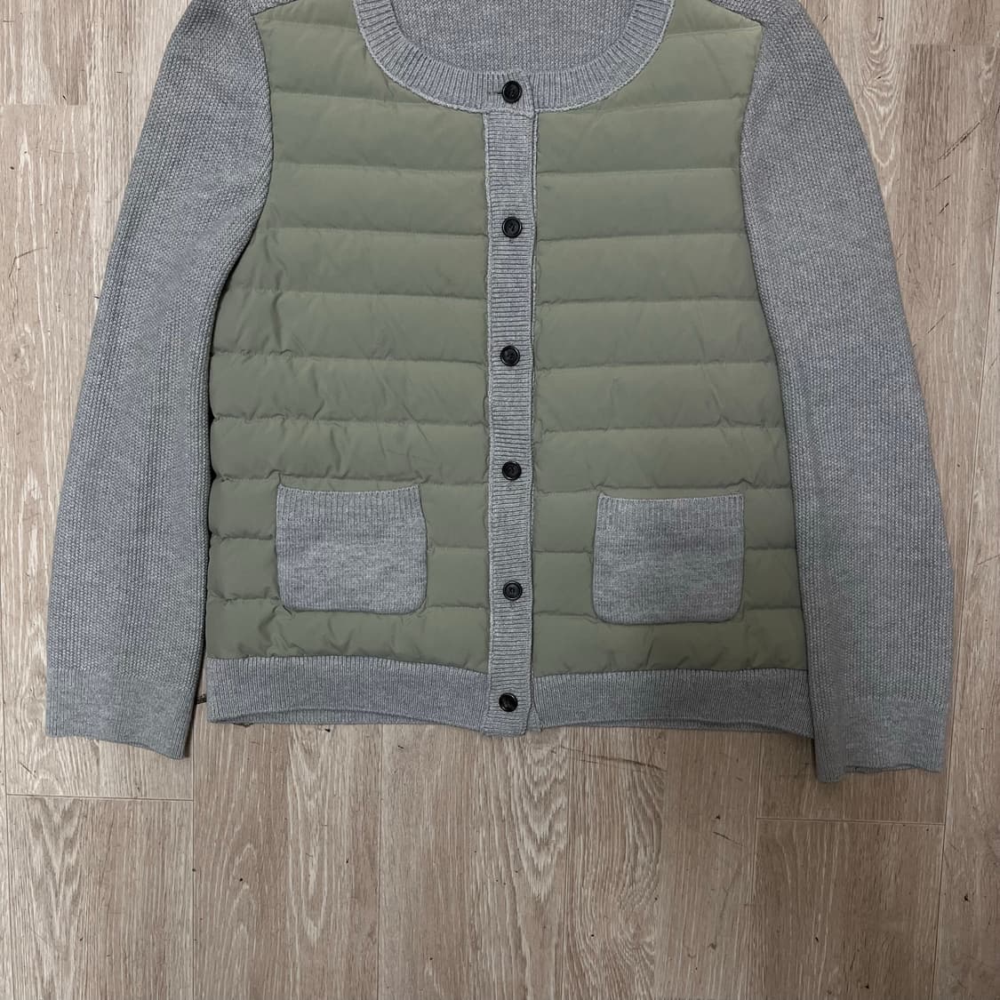 BCBG 구스다운 니트 경량패딩 상품이미지3