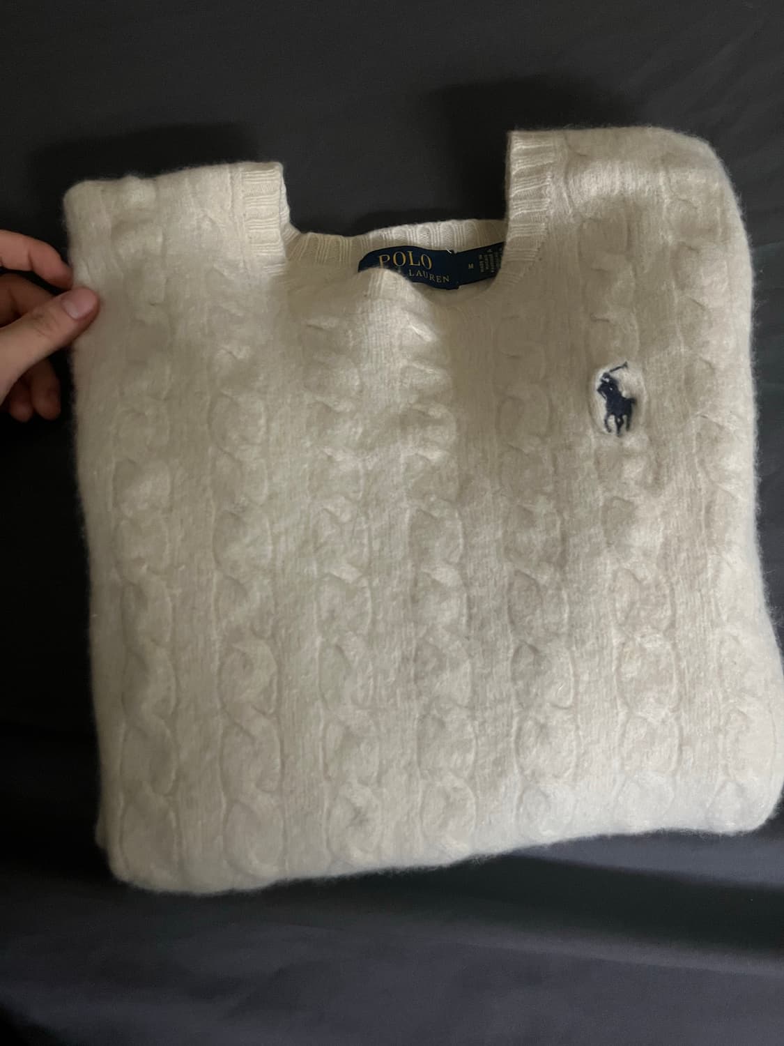 폴로 랄프로렌 아이보리 니트 m 상품이미지1