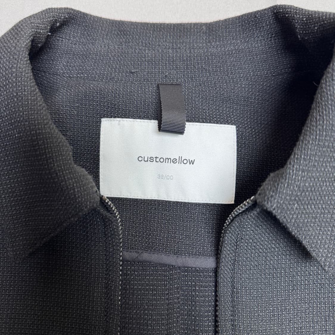 [L size / 100] 커스텀멜로우 블랙 니트 자켓 상품이미지2