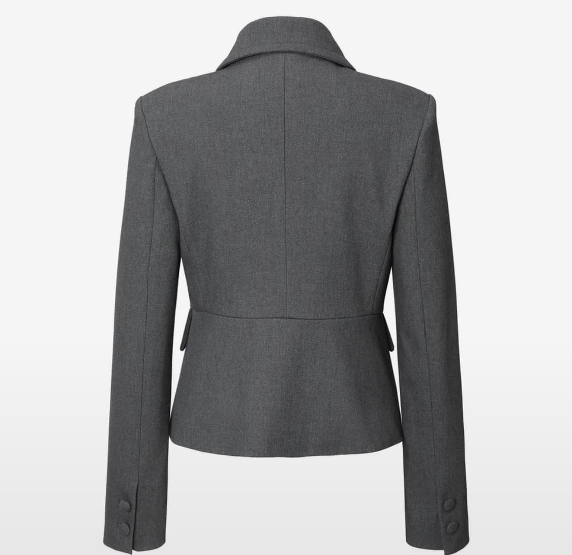 카키포인트 테일러드 자켓 그레이 상품이미지3