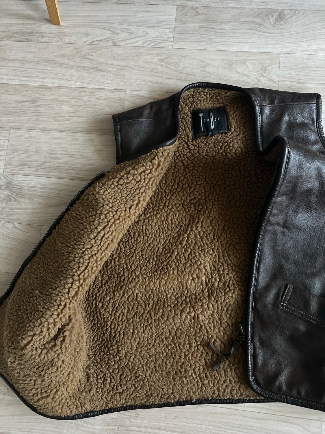 톰보이 가죽레더 베스트 상품이미지3