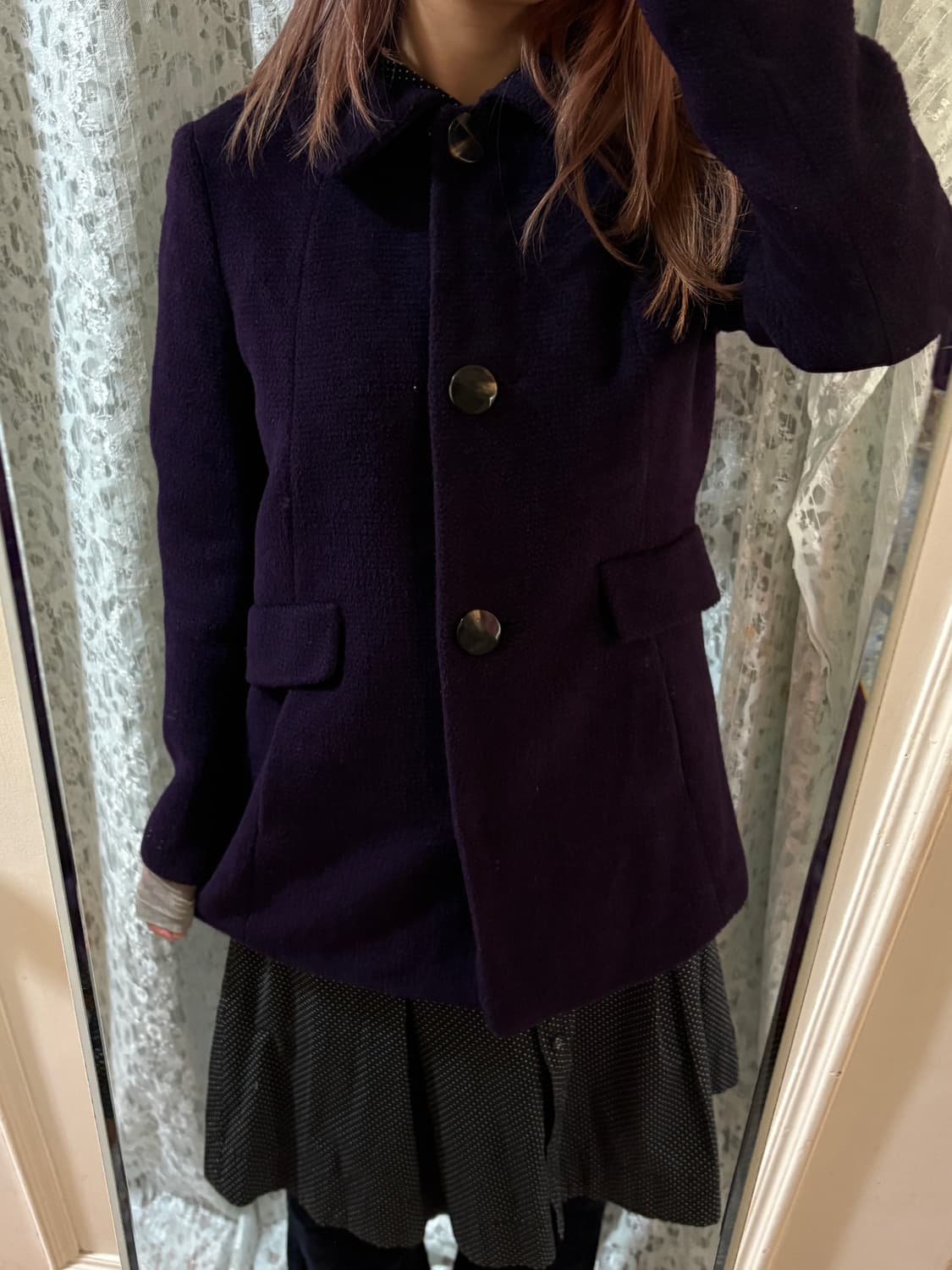 Talbots 도트 롱 셔츠 원피스 상품이미지6