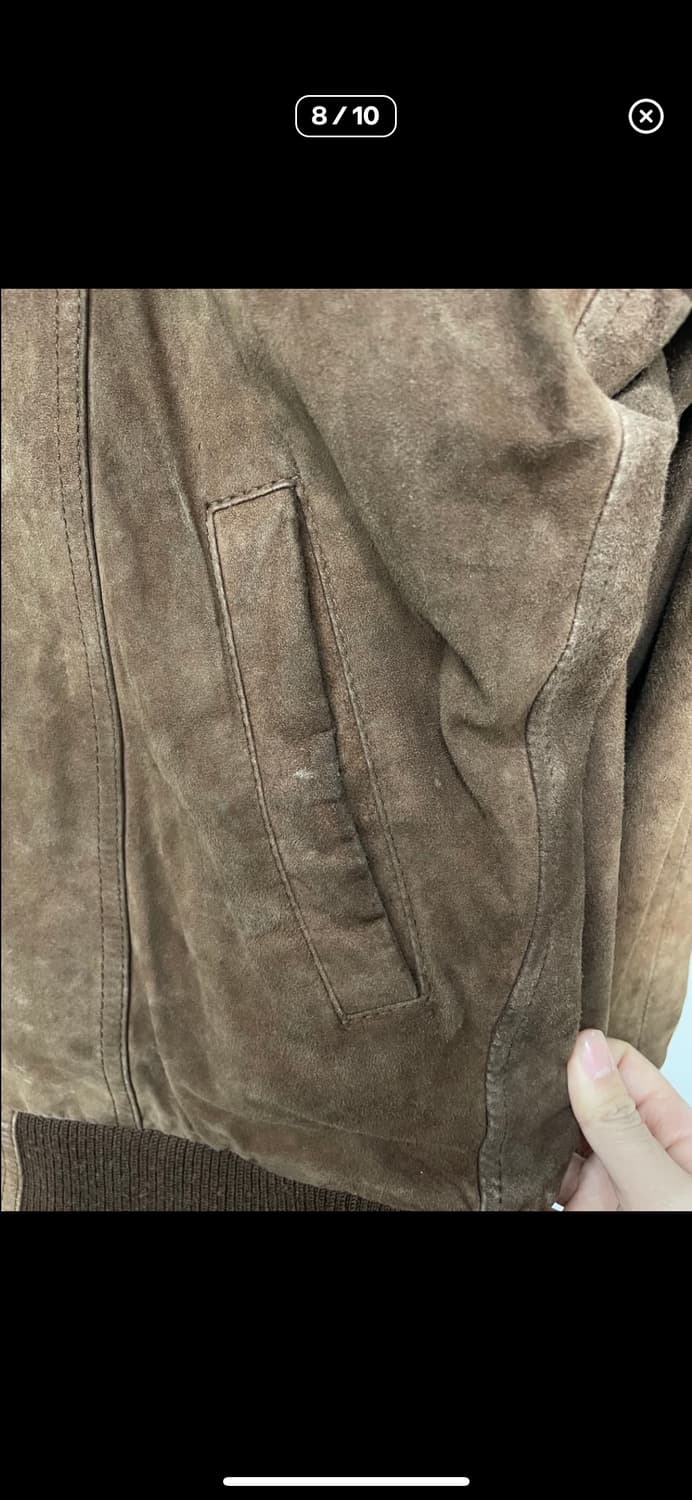 빈티지 브라운 스웨이드 봄버자켓 A3022 상품이미지8