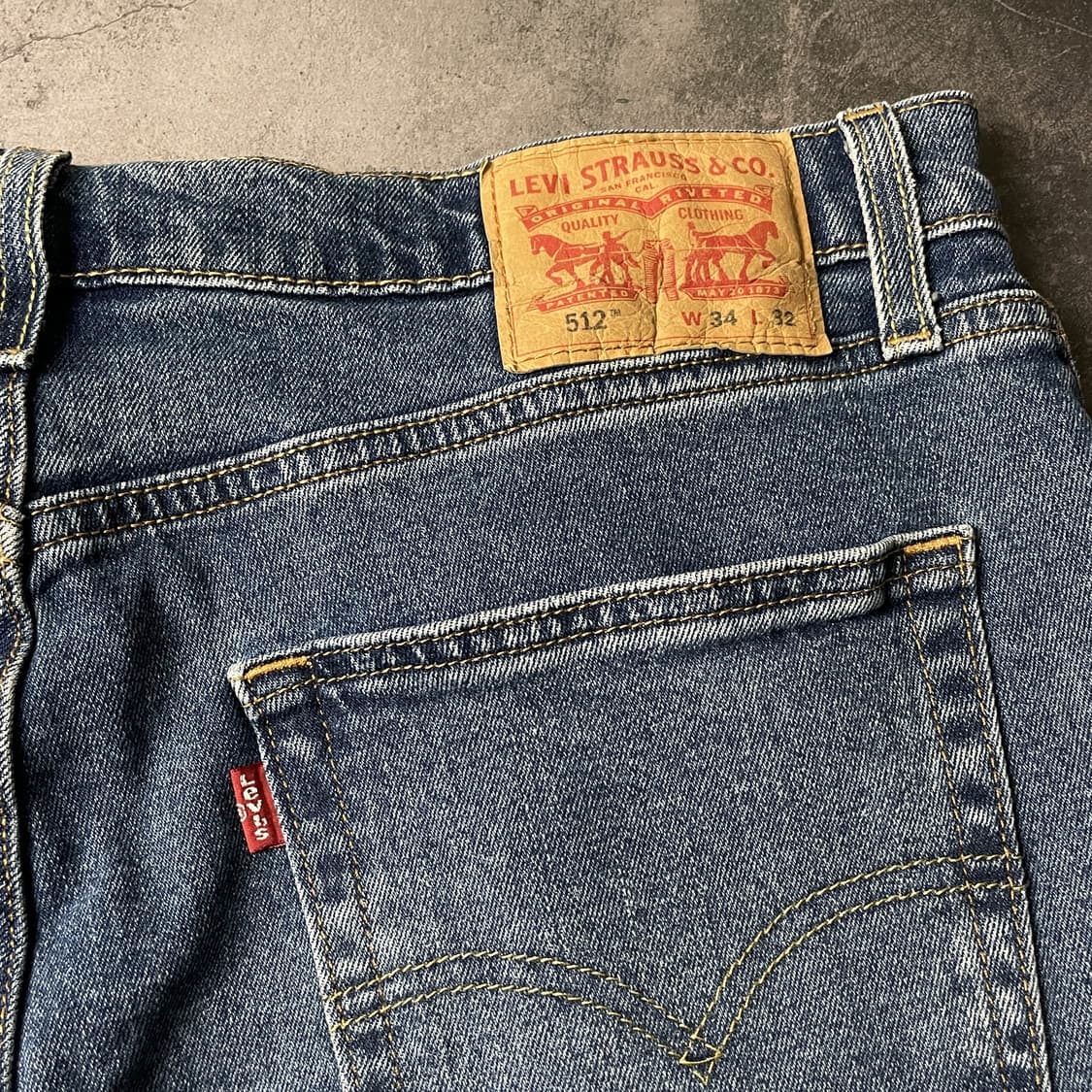 LEVI'S 리바이스512 슬림 테이퍼드핏 데님팬츠 A00676 상품이미지7