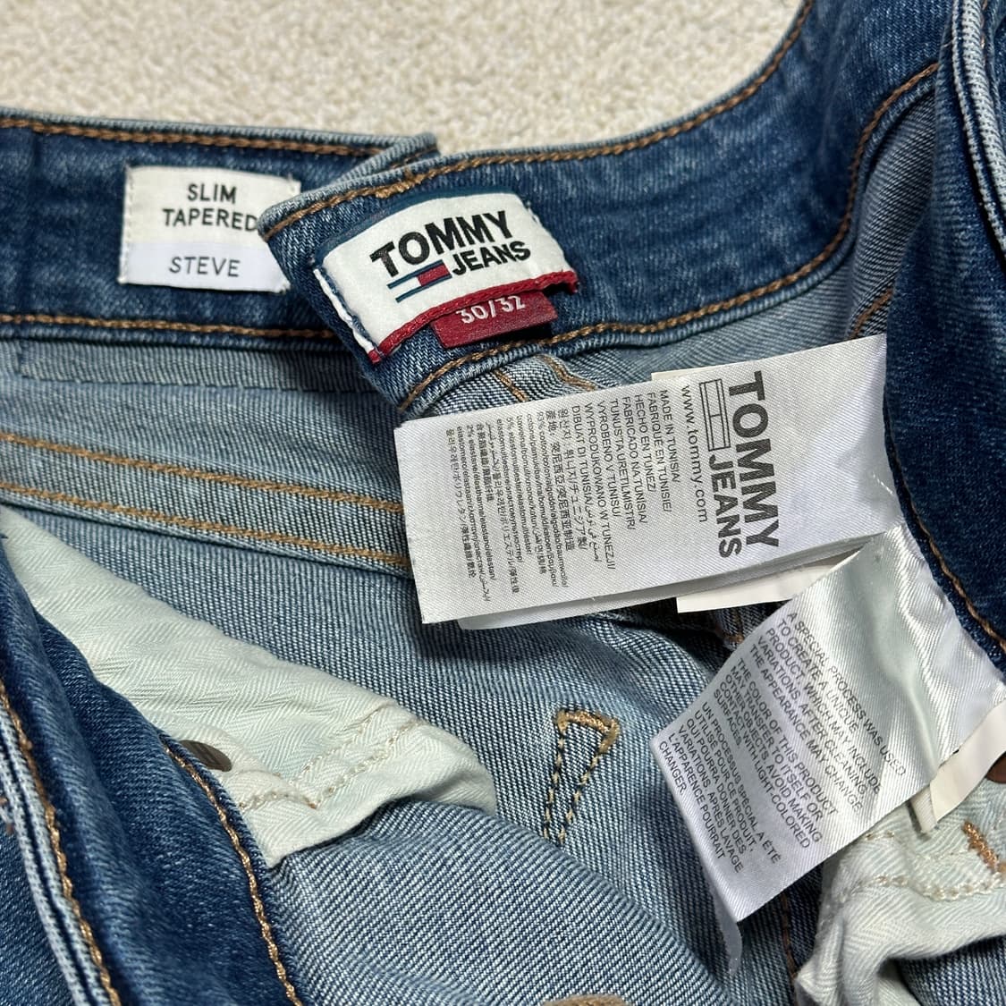 타미 진스 슬림 테이퍼드 데님 팬츠 상품이미지7