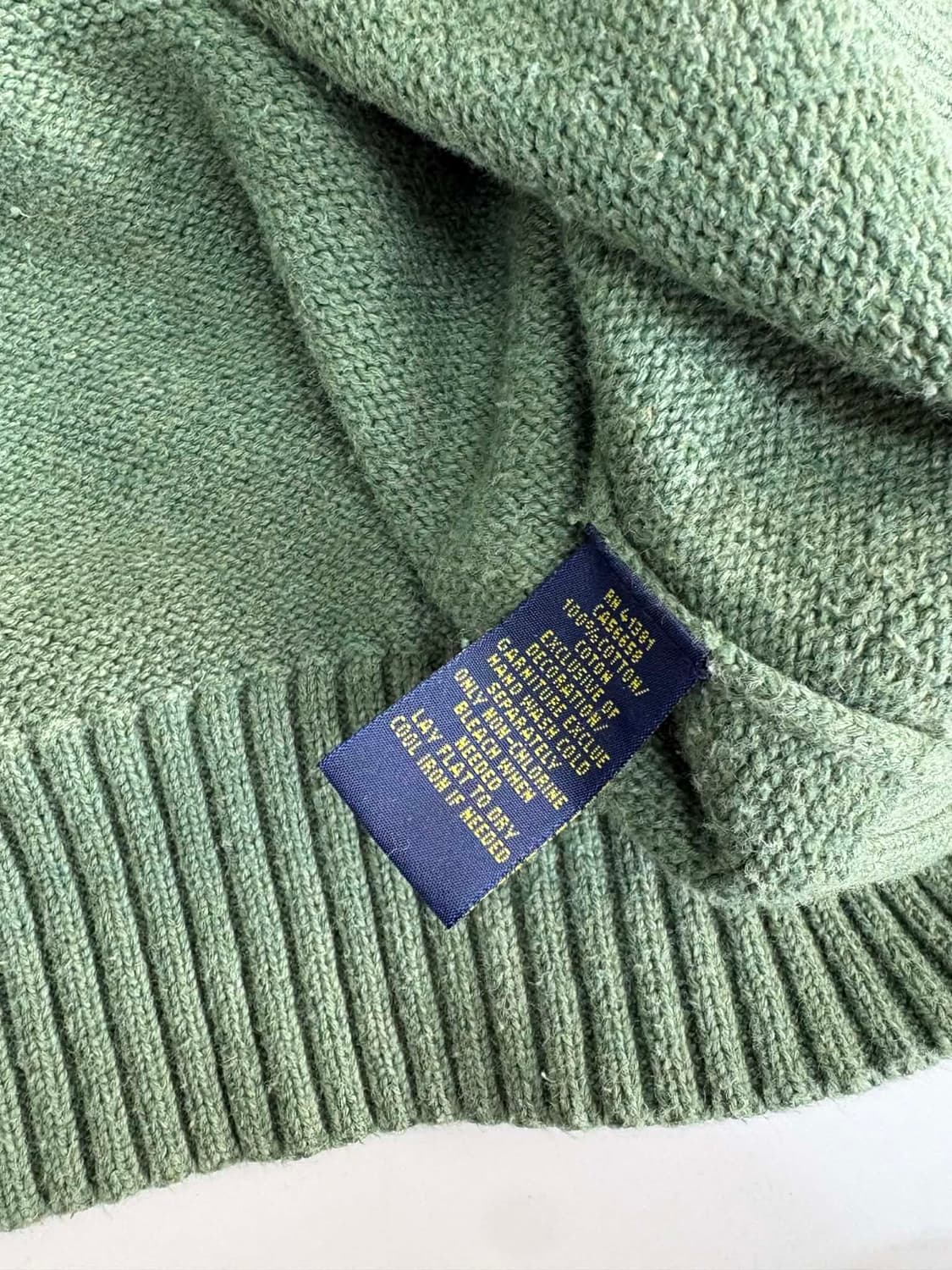 [XL] 폴로 랄프로렌 숄카라 버튼 니트 스웨터 상품이미지5