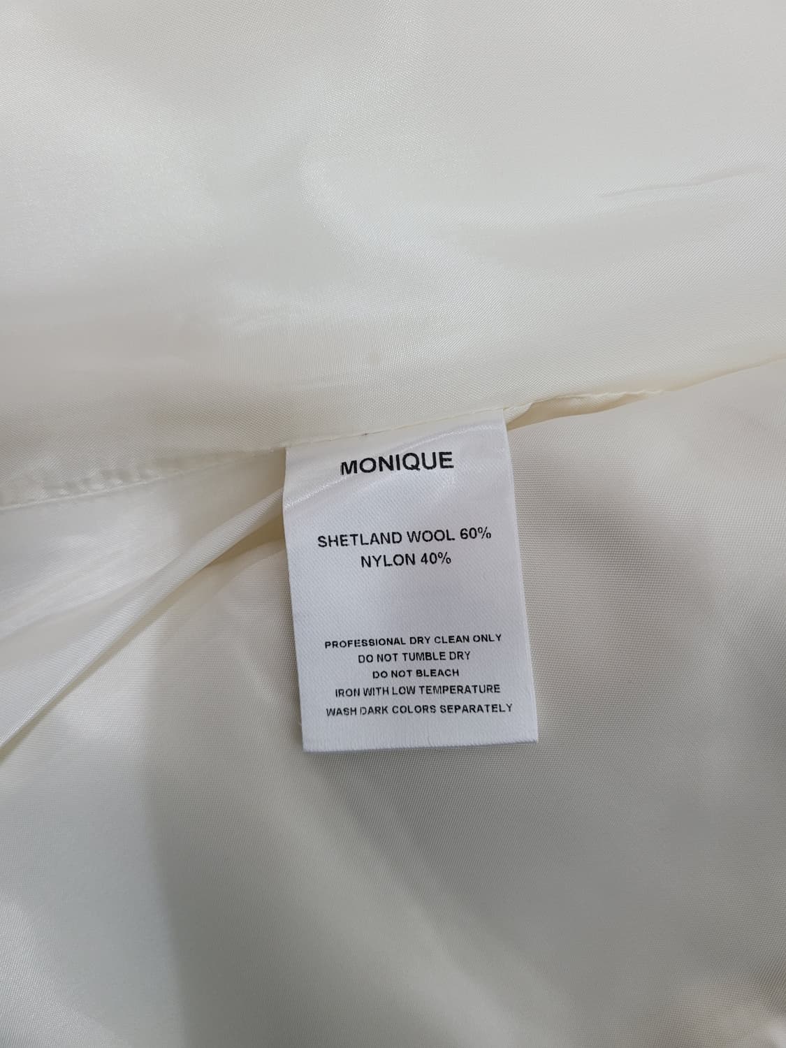 MONIQUE 모니크 울 자켓 / 여 FREE
 상품이미지8