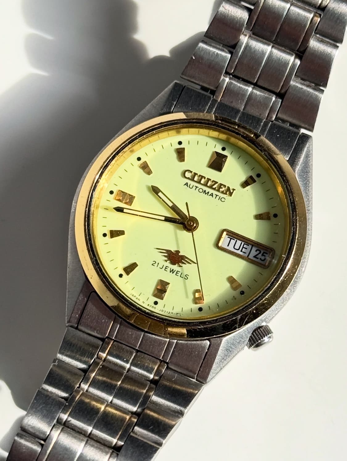 80s Citizen Automatic Metal Watch 상품이미지2