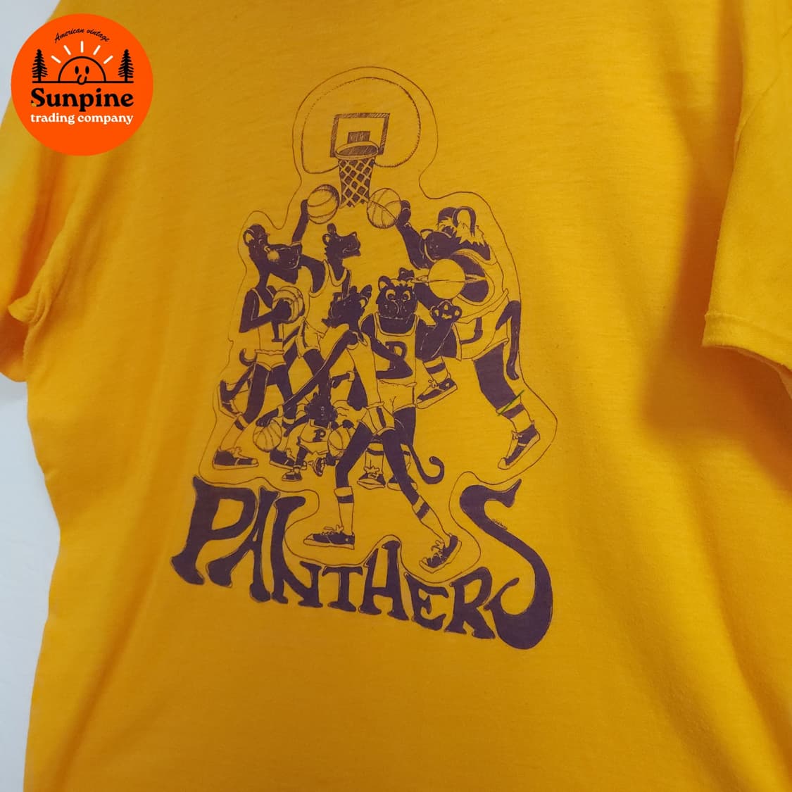 80s Panthers 50/50 프린팅 티셔츠 상품이미지2