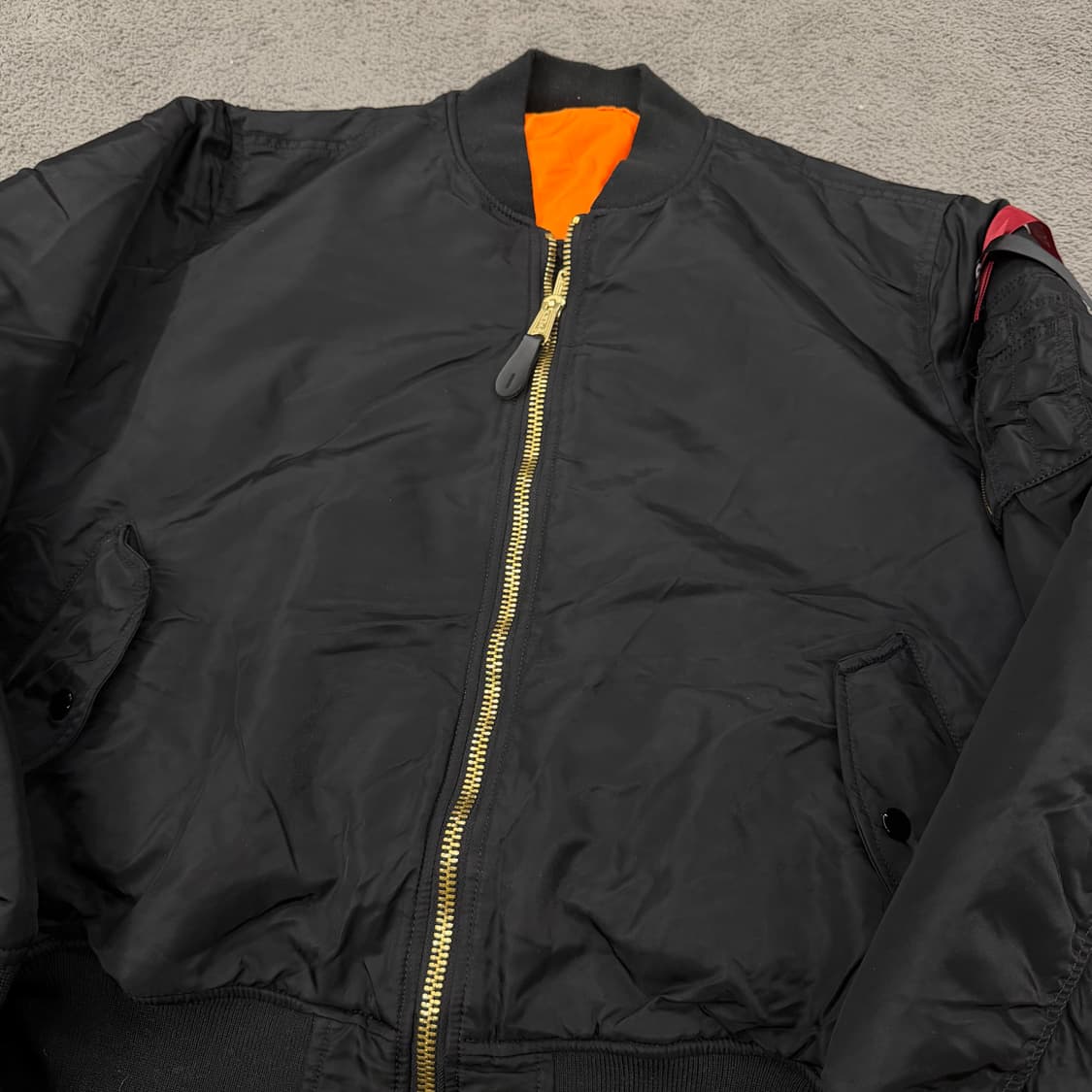 [ 정품/L ] 알파인더스트리 플라이트 ma-1 리버시블 항공점퍼 상품이미지1
