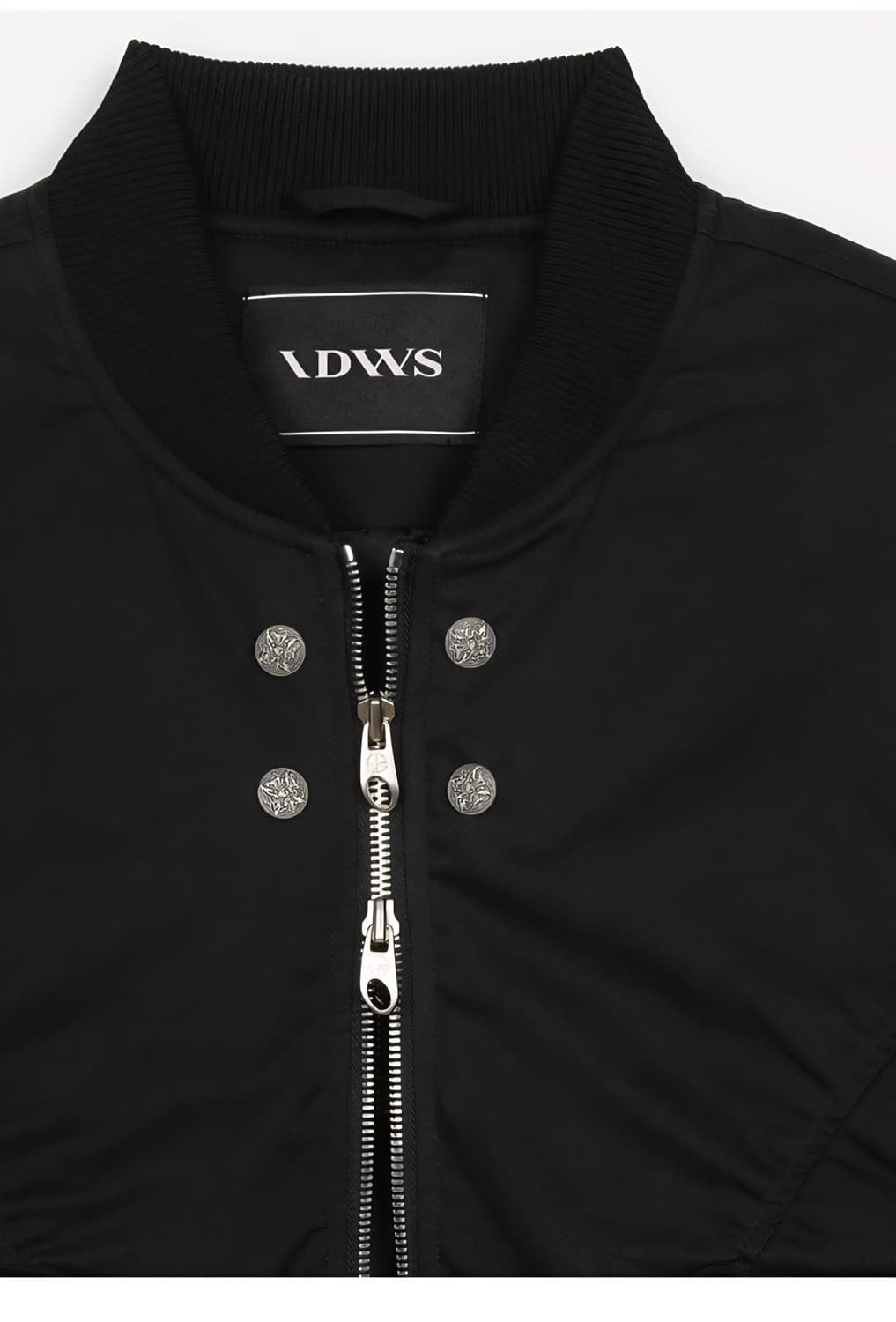 아이돈워너셀 Circle Shirring Logo Ma-1 Black 상품이미지3