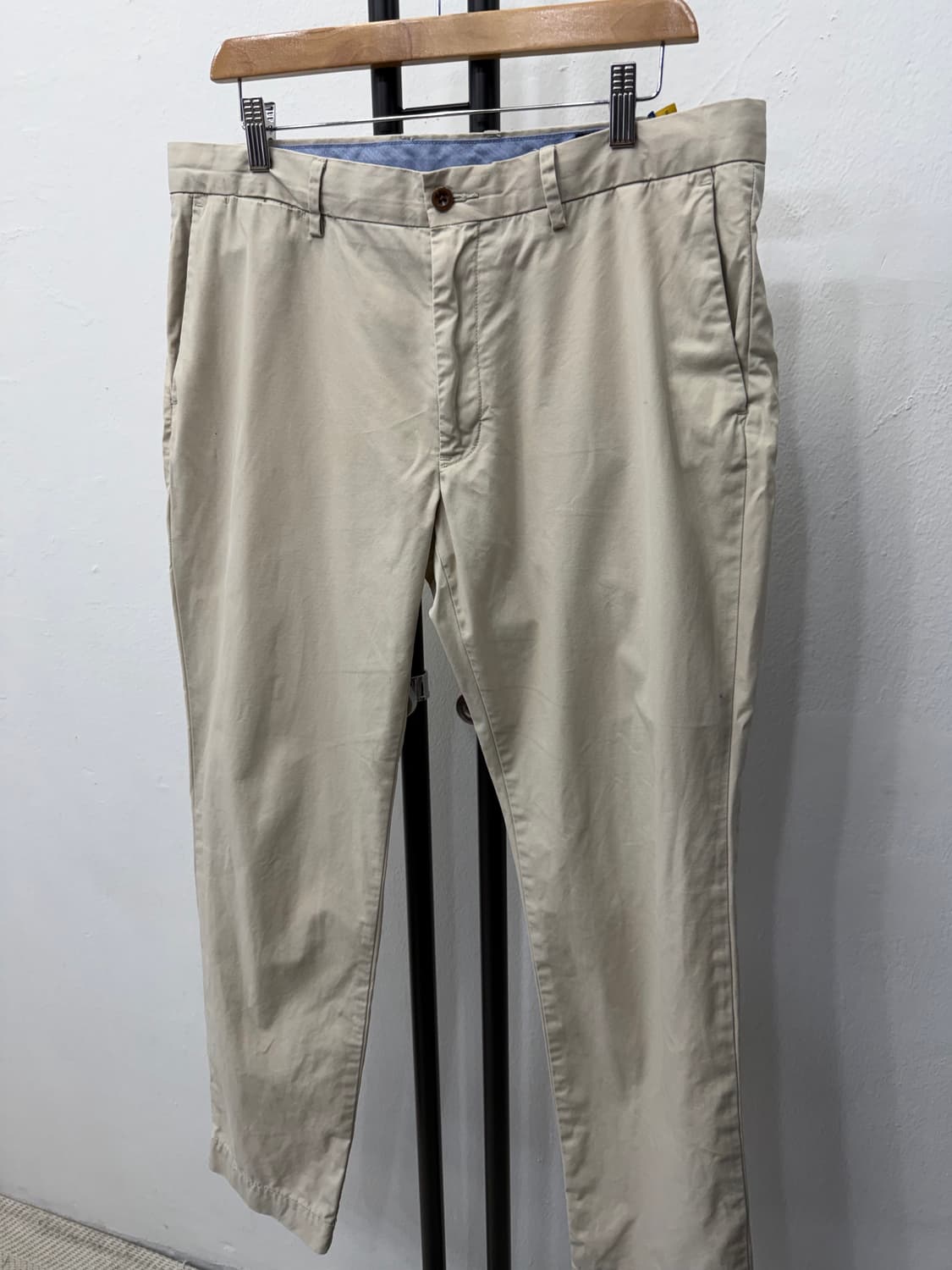 정품) 폴로랄프로렌 신형 남성 베이지색 면바지 36 상품이미지3