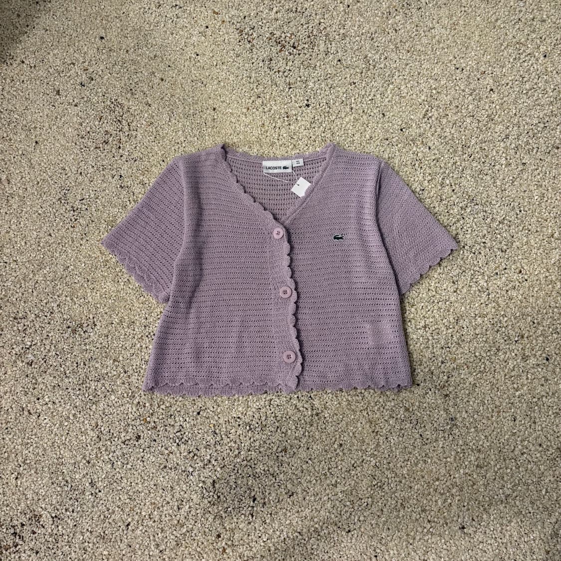 라코스테 반팔 가디건 ☆229 상품이미지1