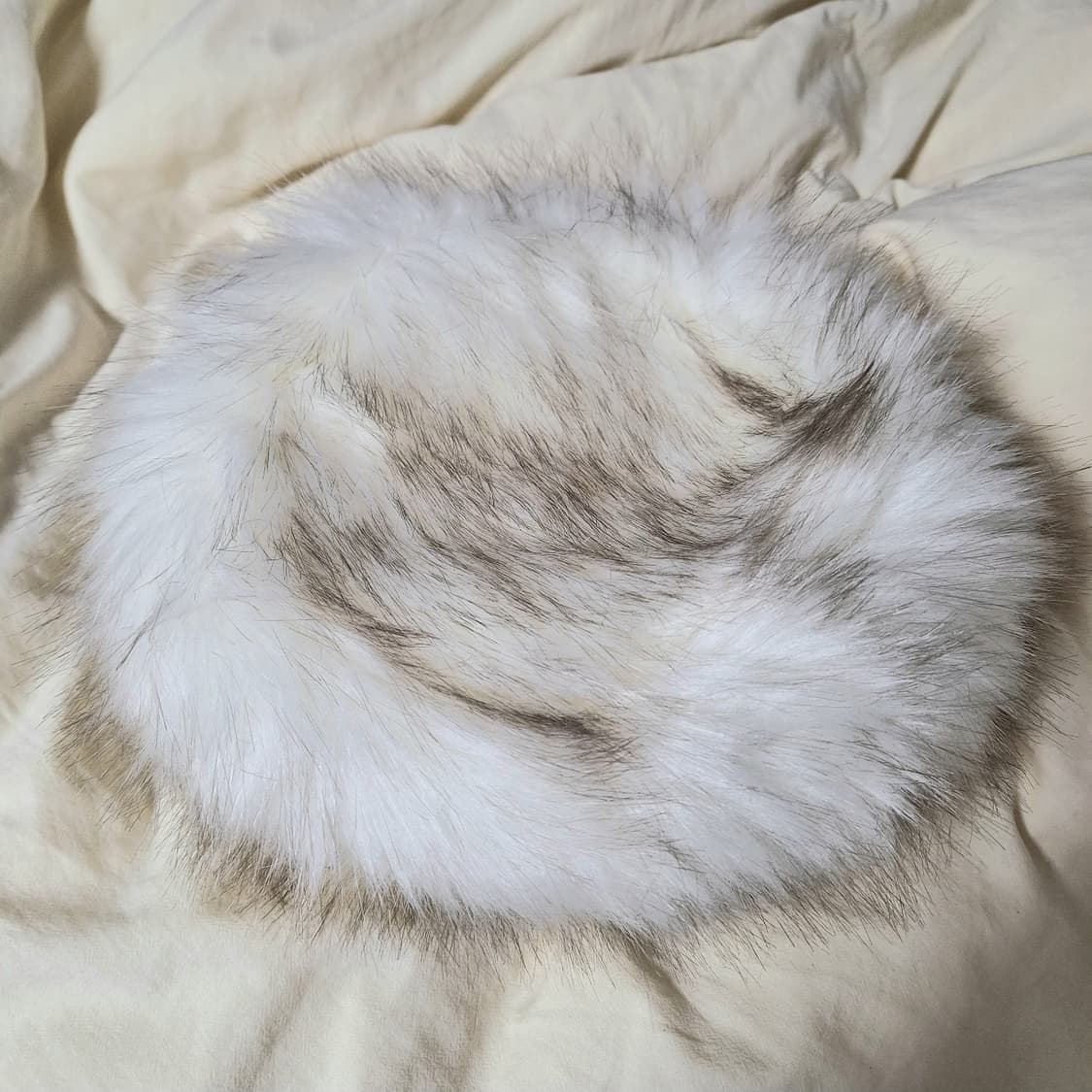 갸루 퍼 햇 인조모피 모자 상품이미지4