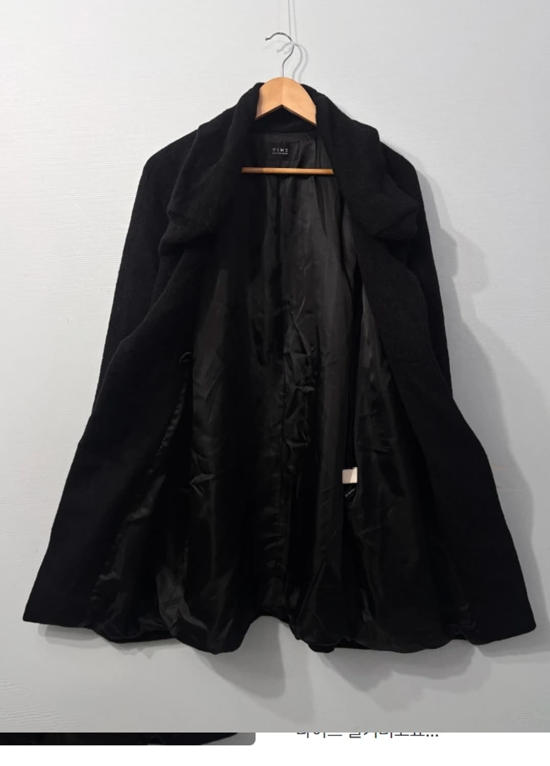 타임 TIME 타임 블랙 코트 ~55반 상품이미지1